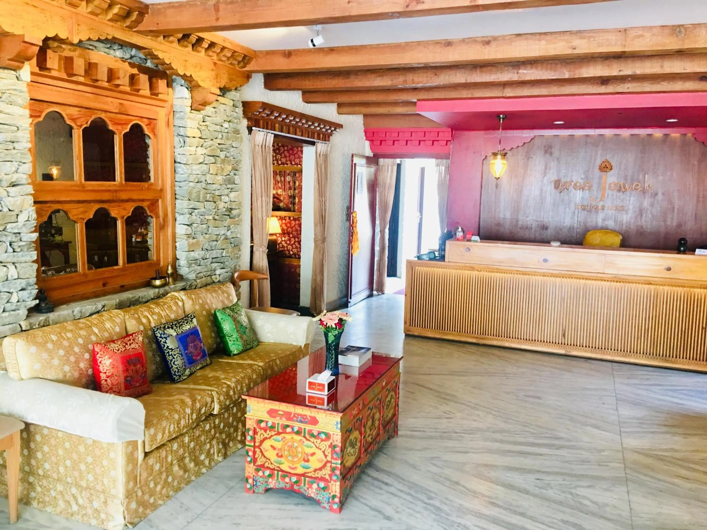 Lobby or reception in Three Jewels Boutique Hotel