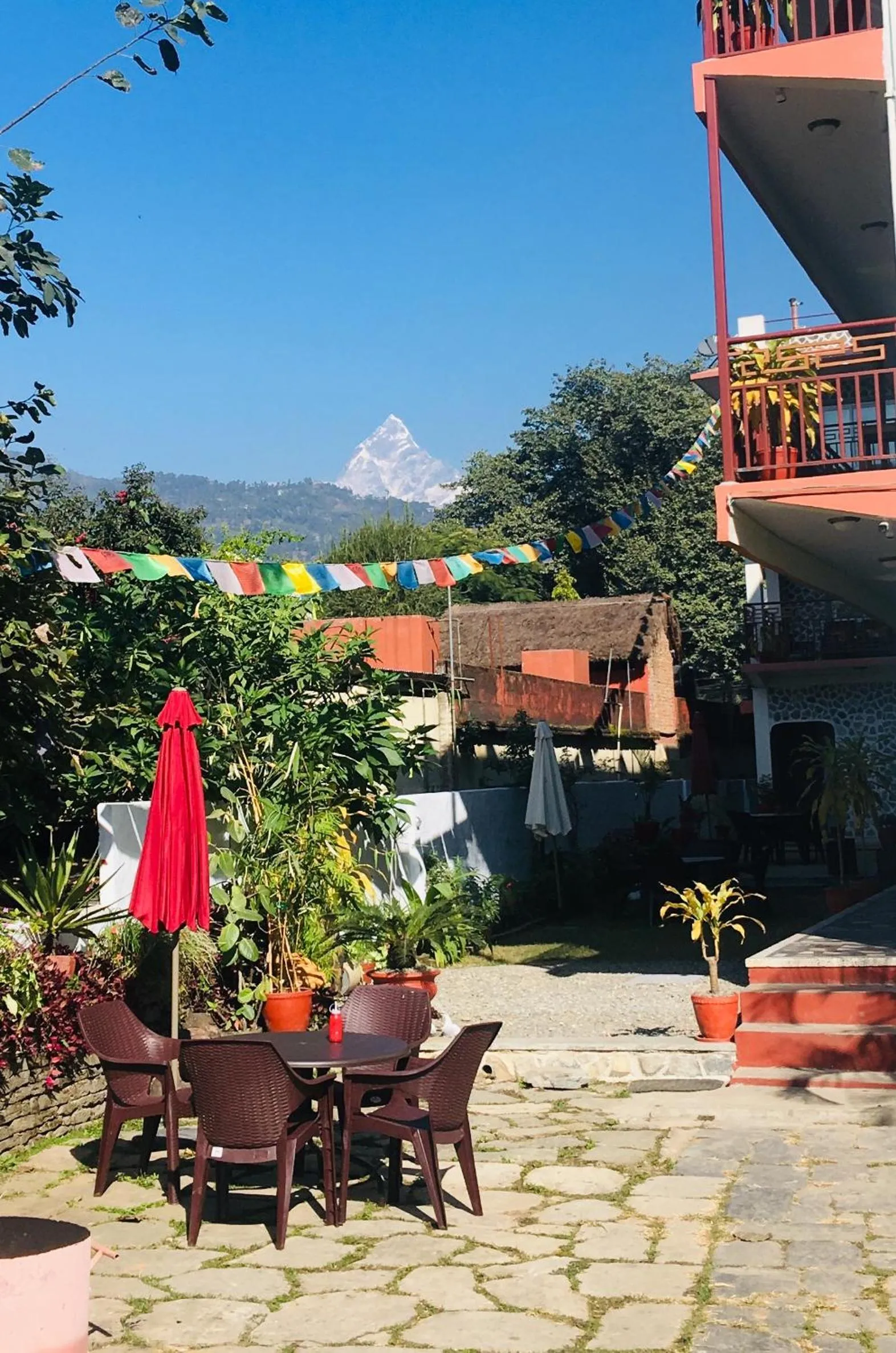Patio in Three Jewels Boutique Hotel