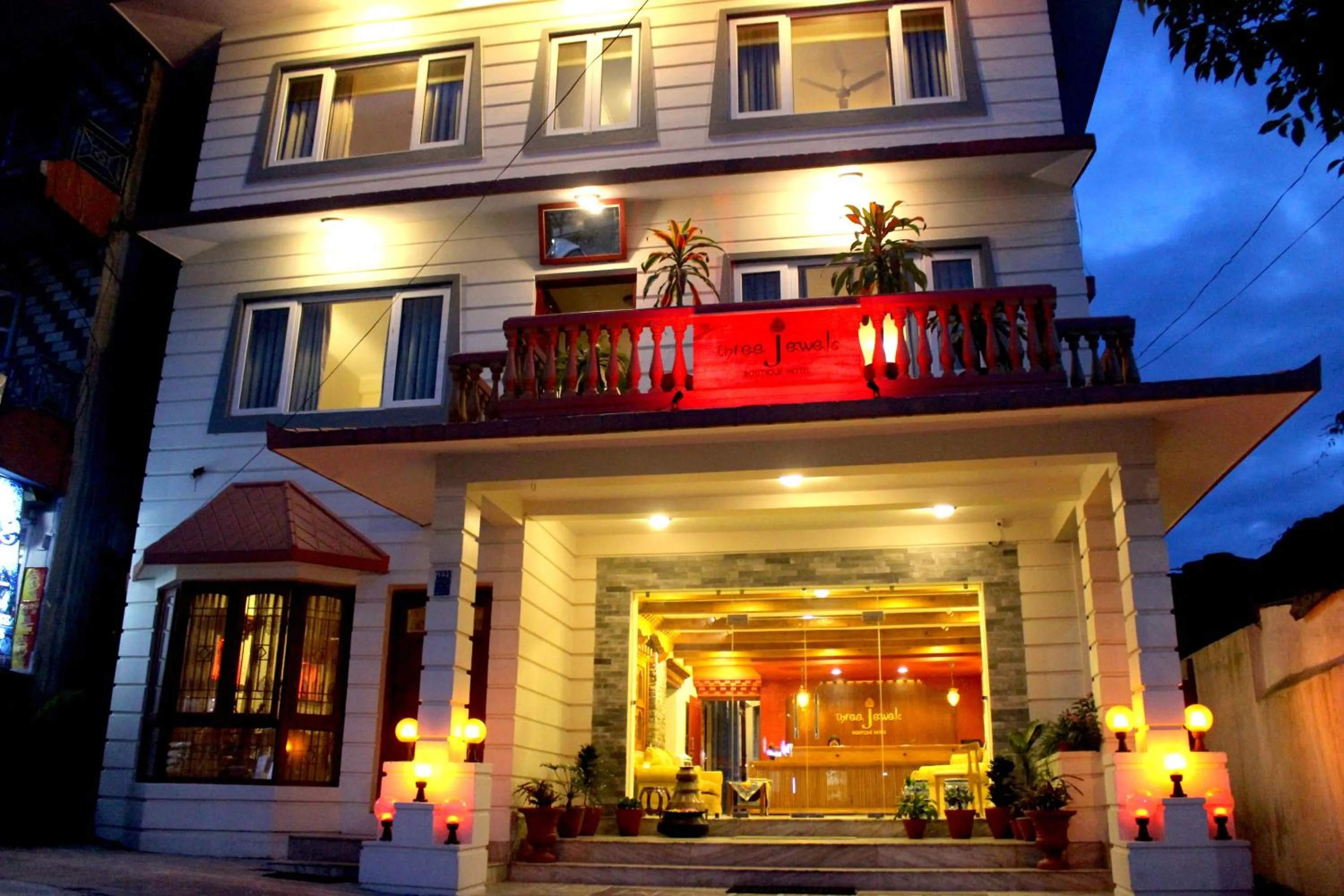 Property building in Three Jewels Boutique Hotel