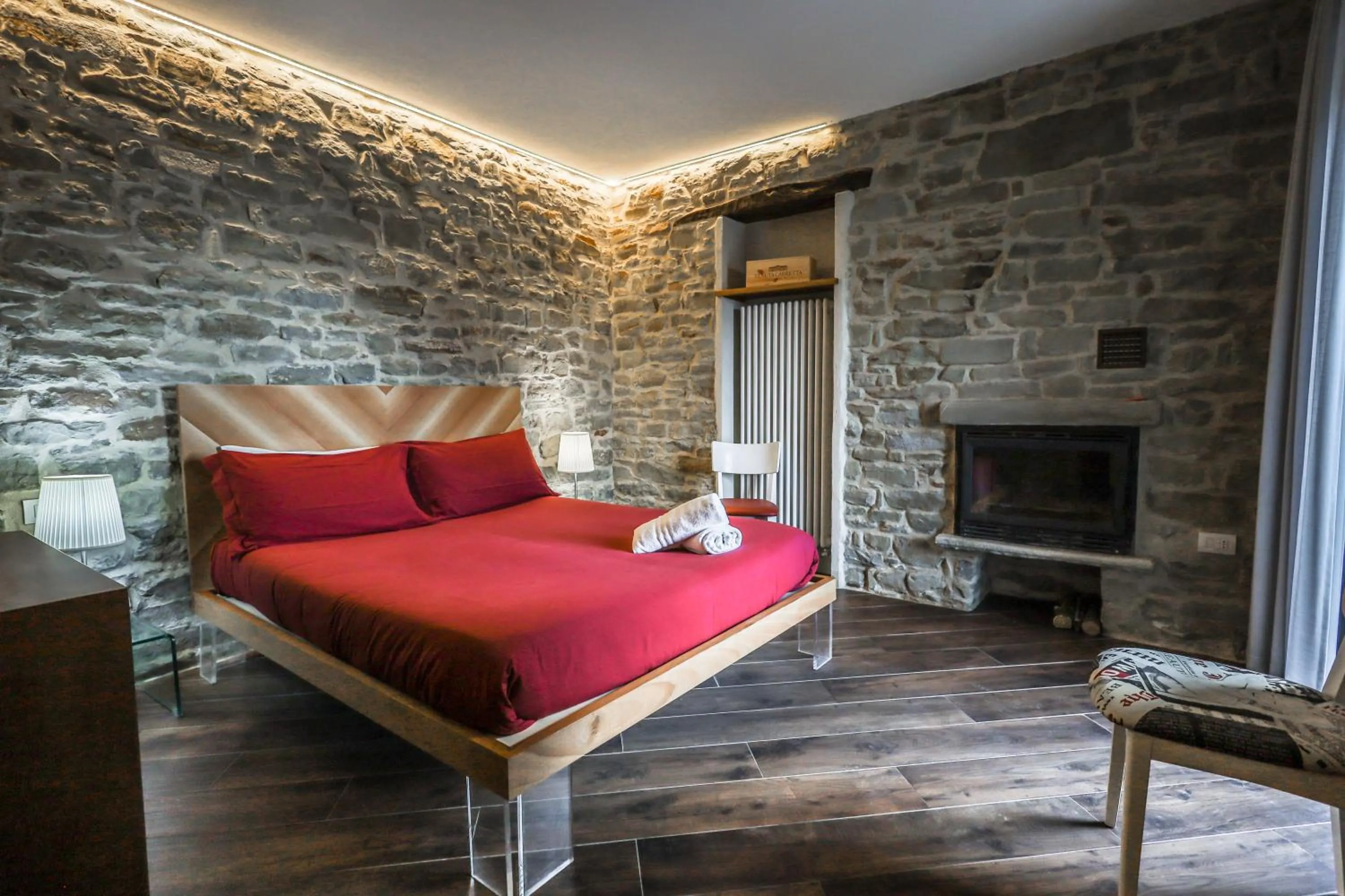 Bed in Albergo del Bramante