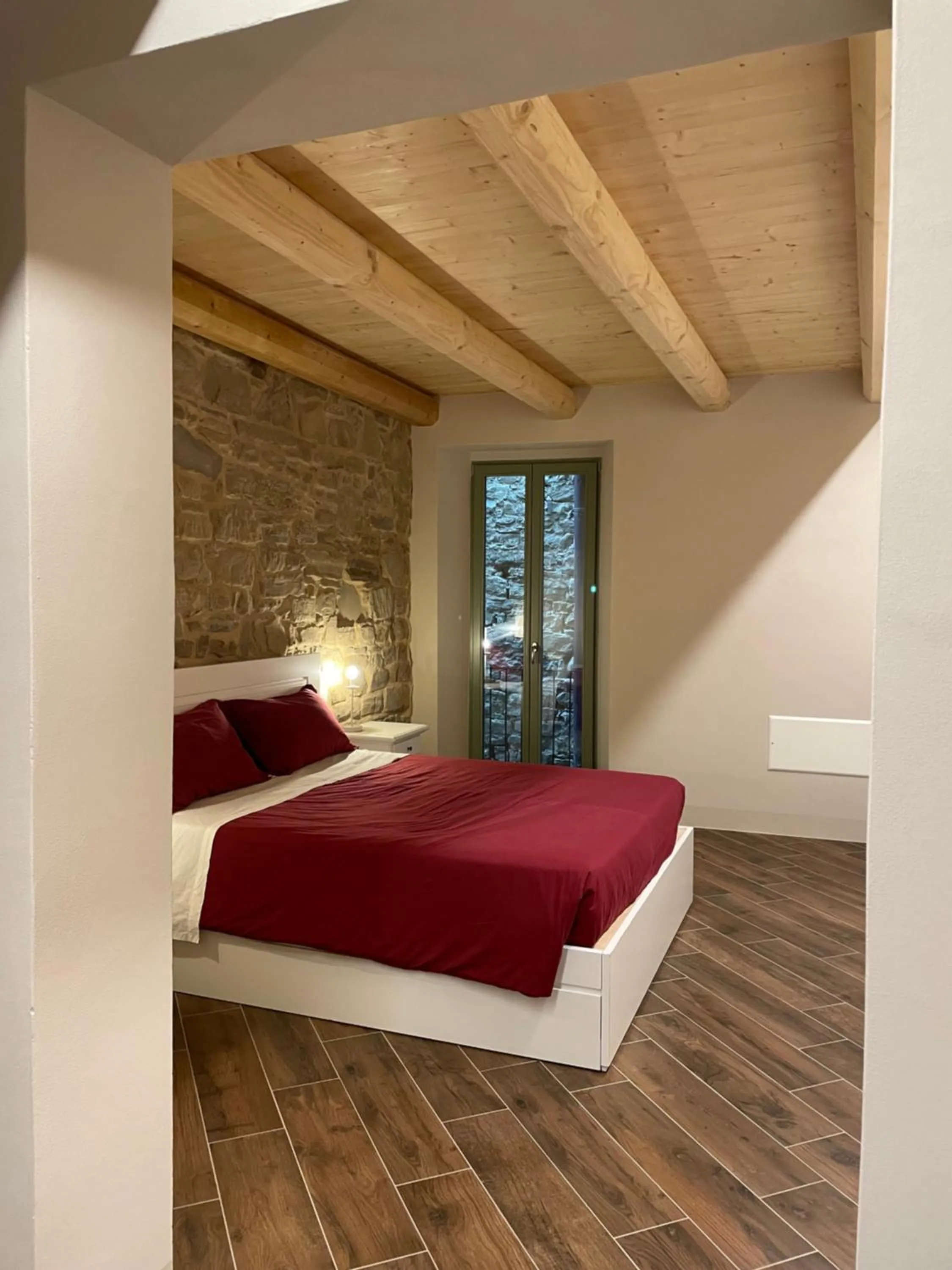 Bed in Albergo del Bramante