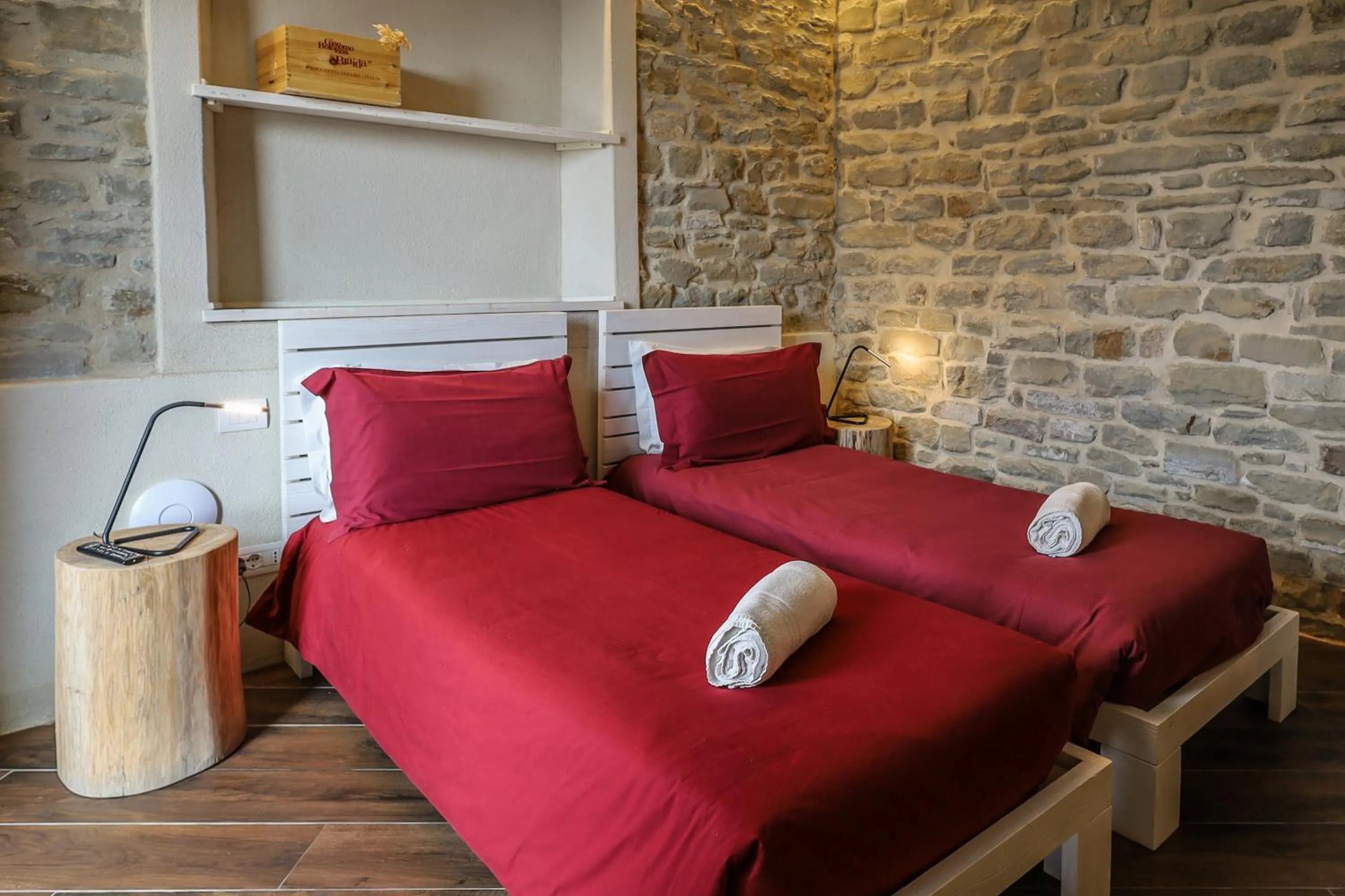 Bed in Albergo del Bramante