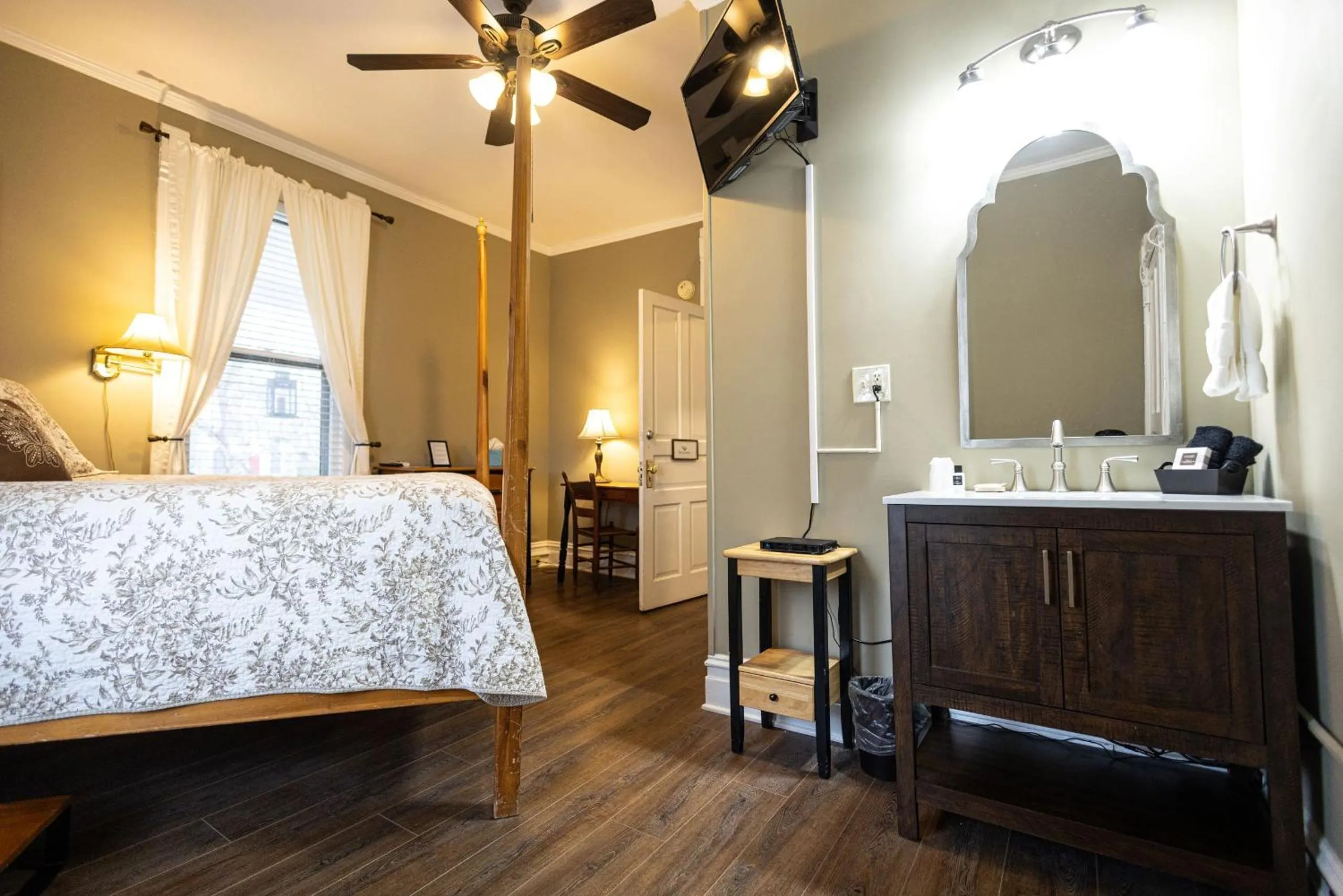 Bed in 1898 Waverly Inn