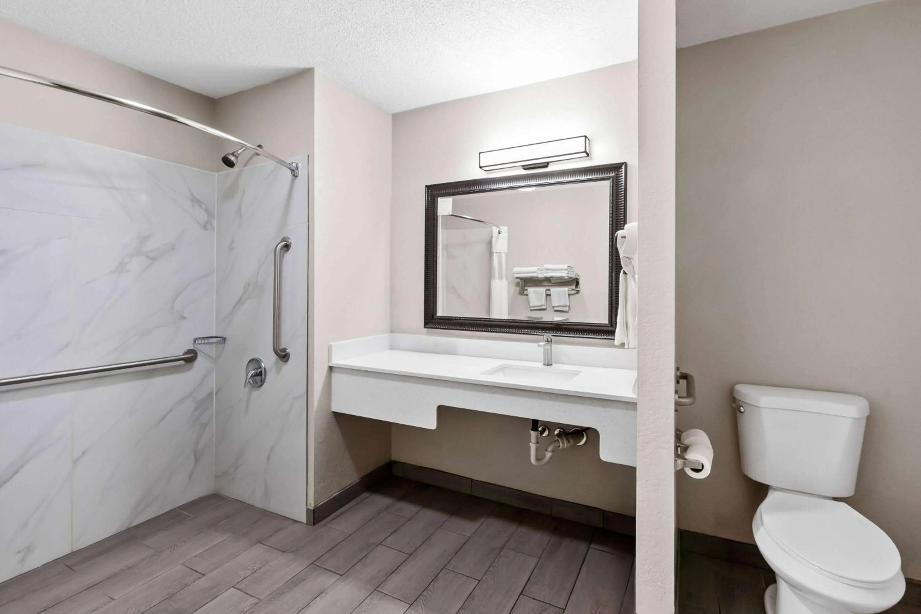 Shower in Days Inn by Wyndham Brownsville