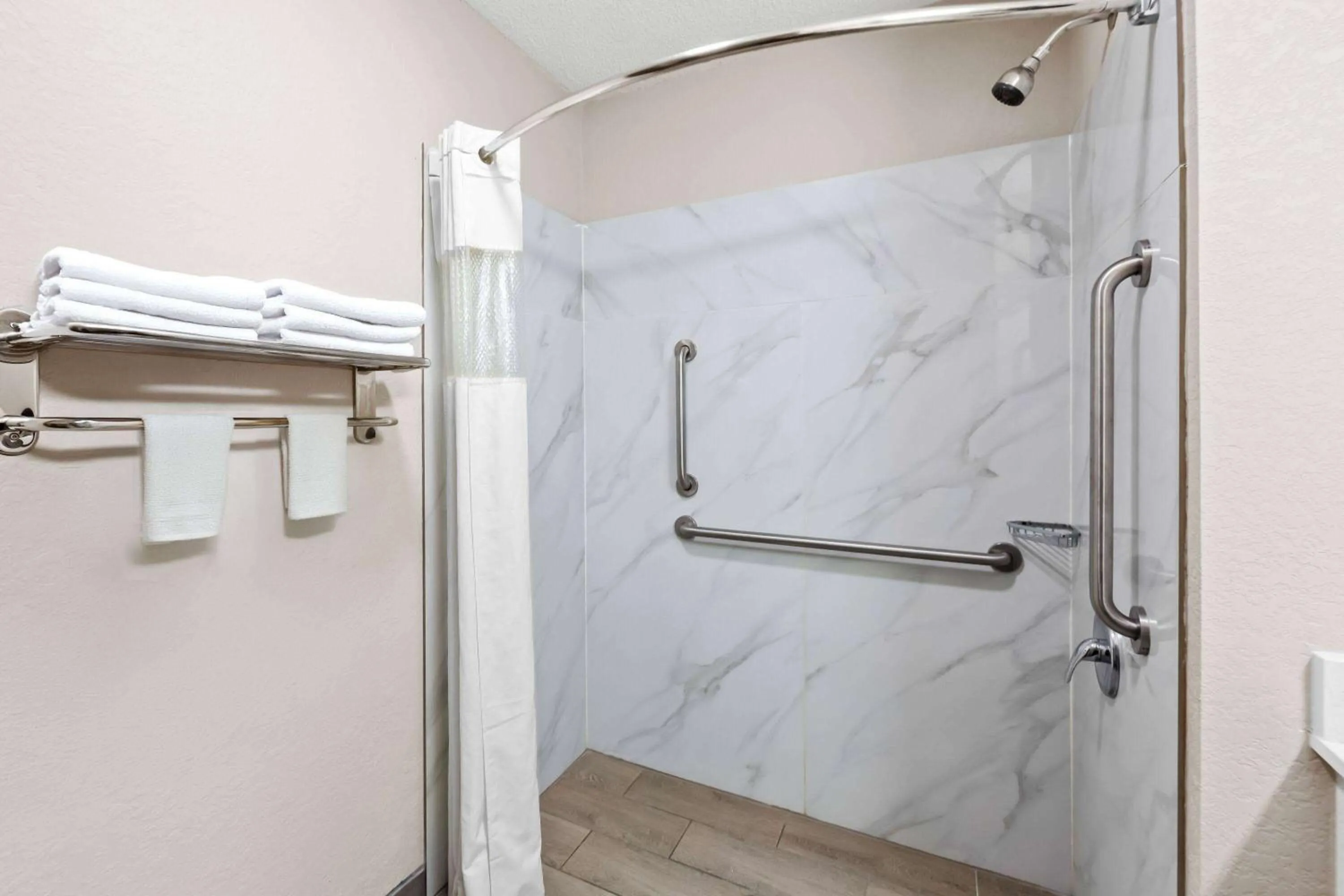 Shower in Days Inn by Wyndham Brownsville