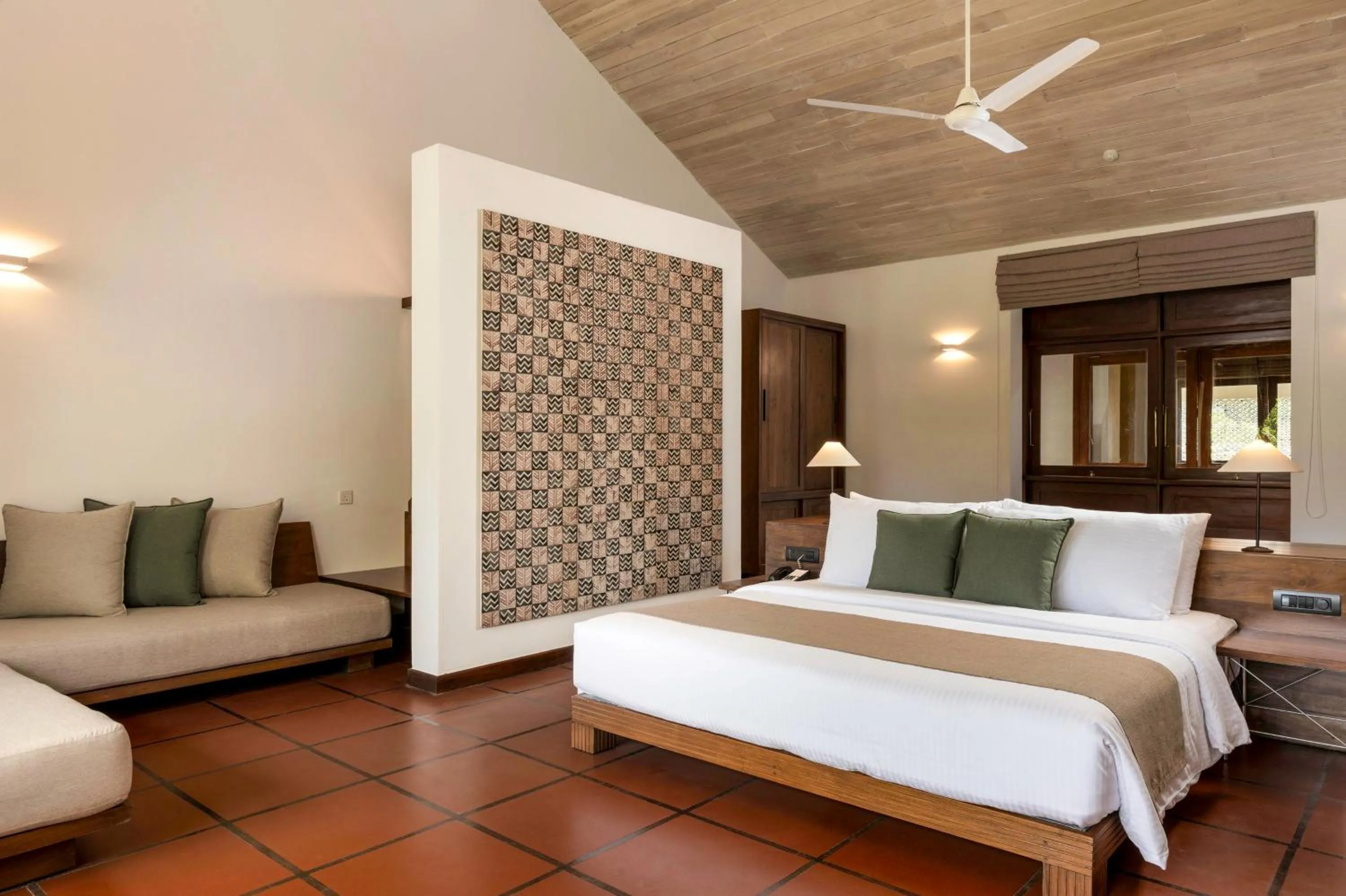 Bed in Jetwing Lagoon Wellness, A Luxury Reserve - Adults Only