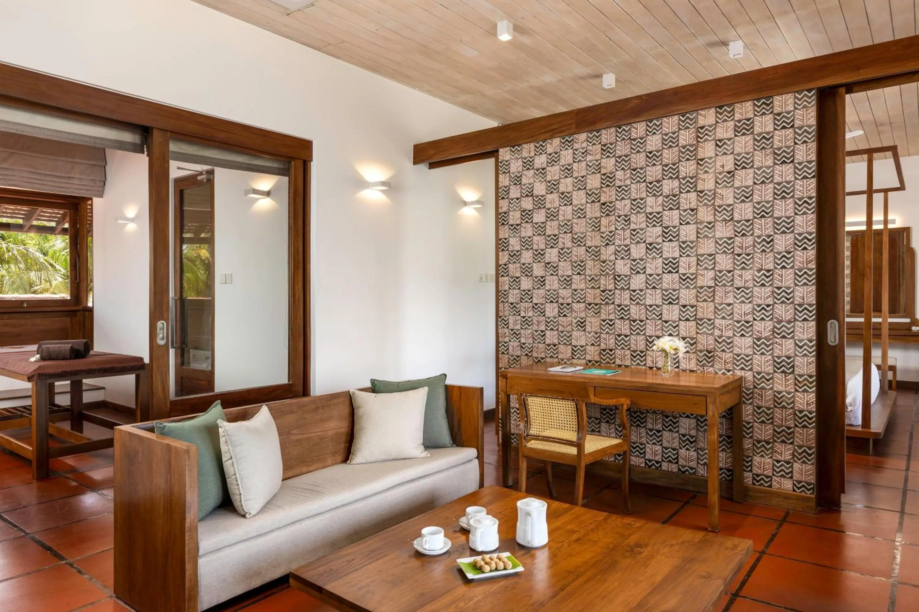 Living room in Jetwing Lagoon Wellness, A Luxury Reserve - Adults Only