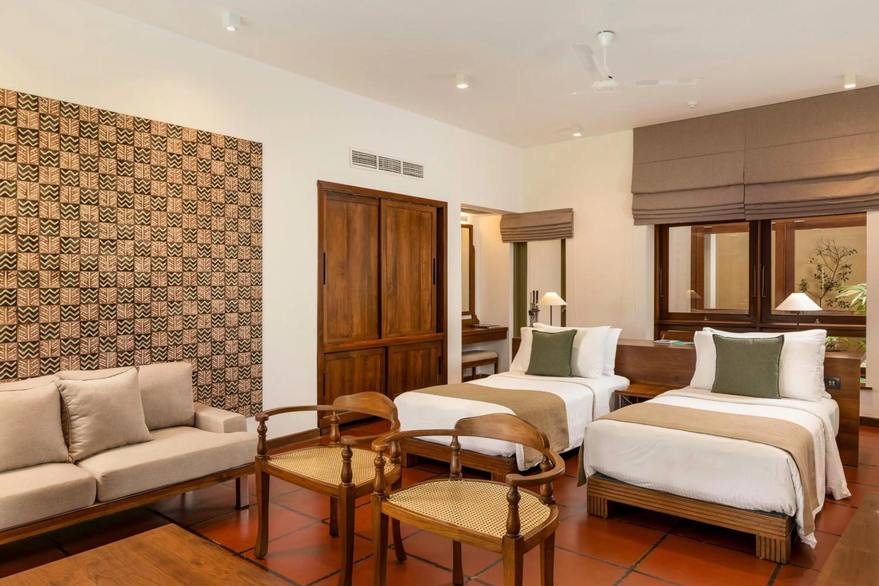 Bed in Jetwing Lagoon Wellness, A Luxury Reserve - Adults Only