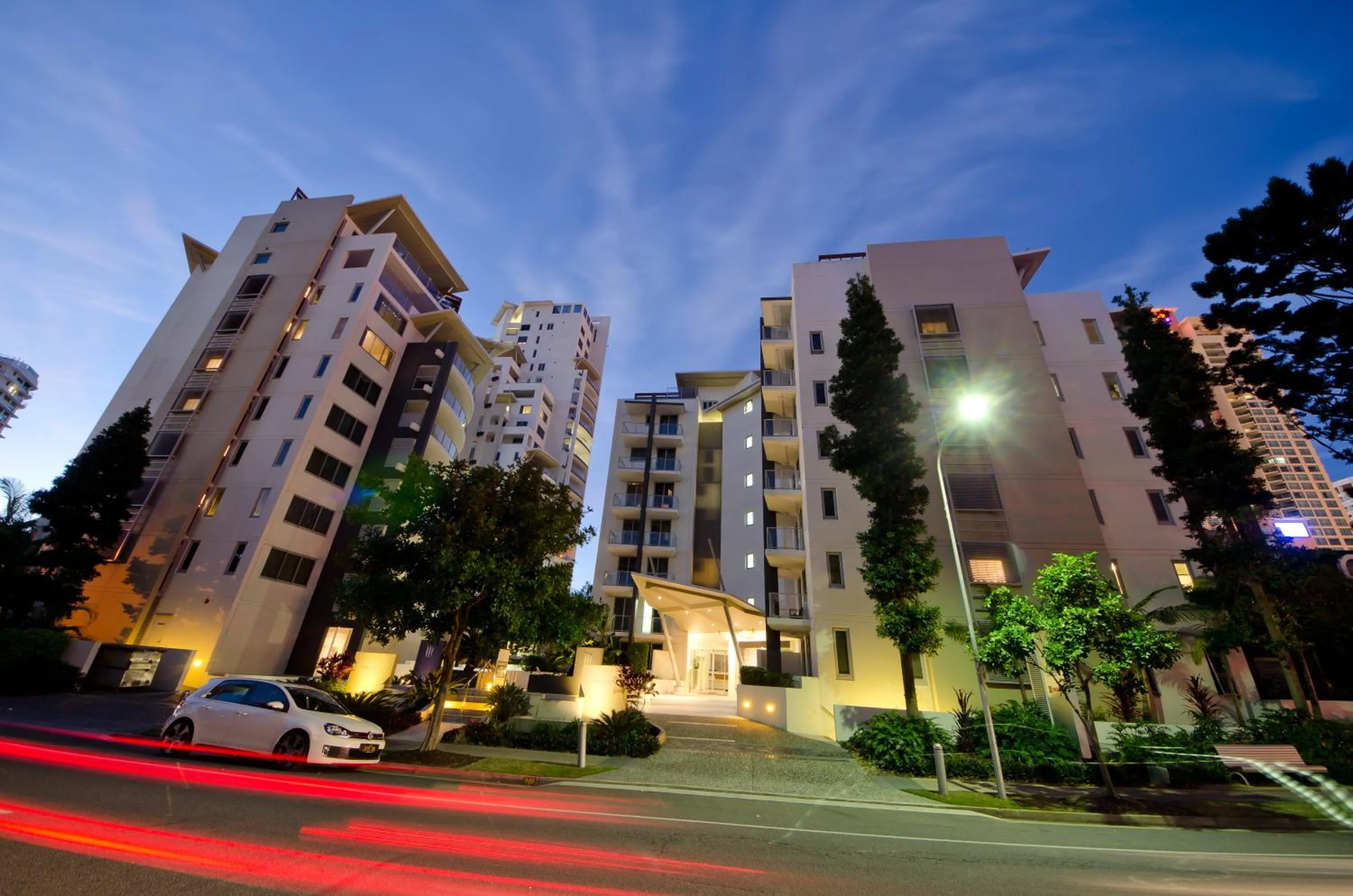 Facade/entrance in Trilogy Surfers Paradise