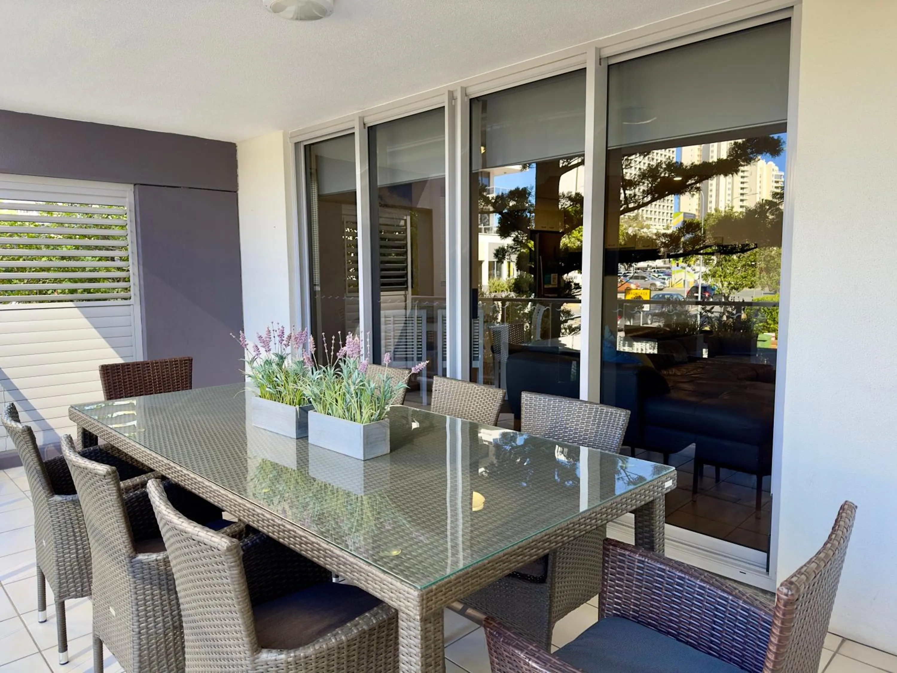 Seating area in Trilogy Surfers Paradise