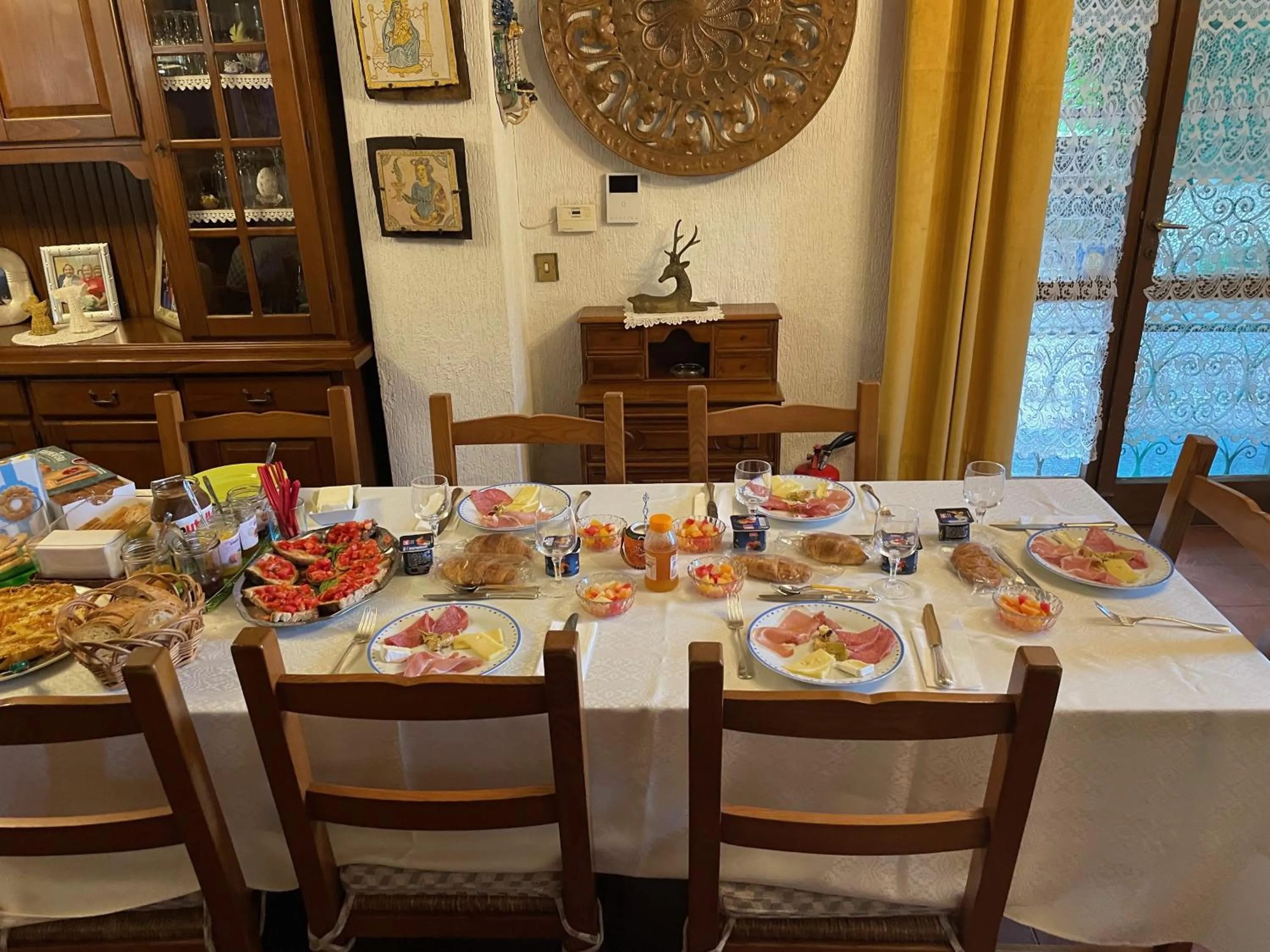 Dining area in B&B Villa Sans Souci