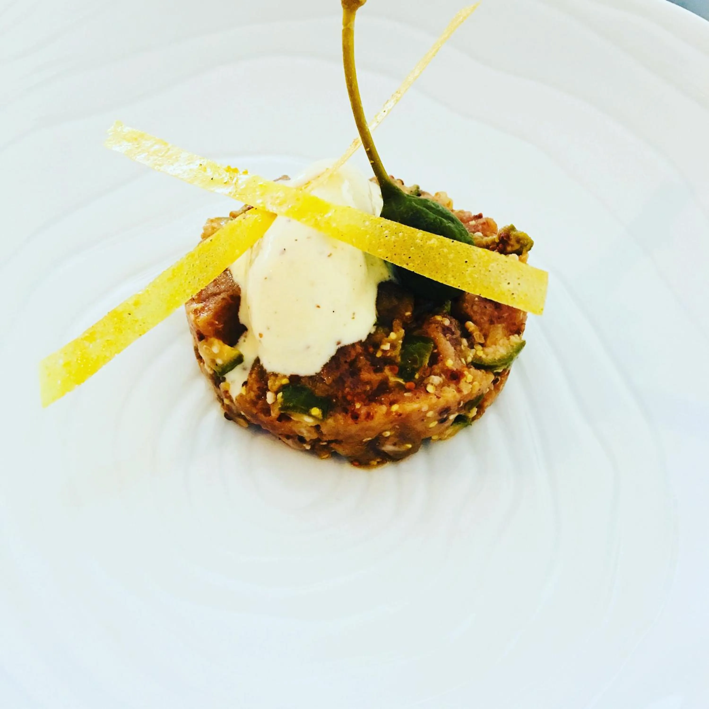 Food close-up in Logis Hôtel Restaurant La Châtellenie