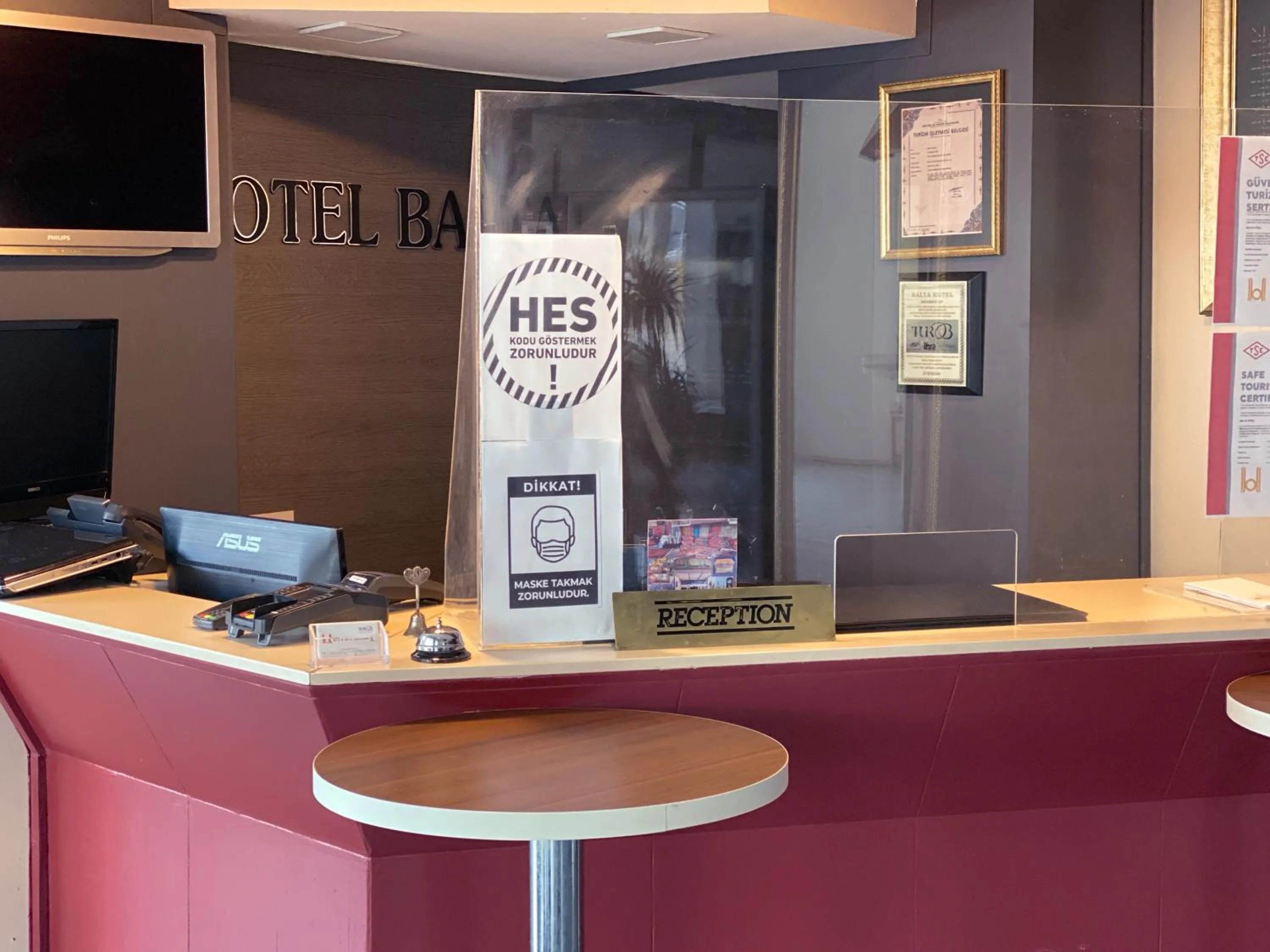 Lobby or reception in Balta Hotel