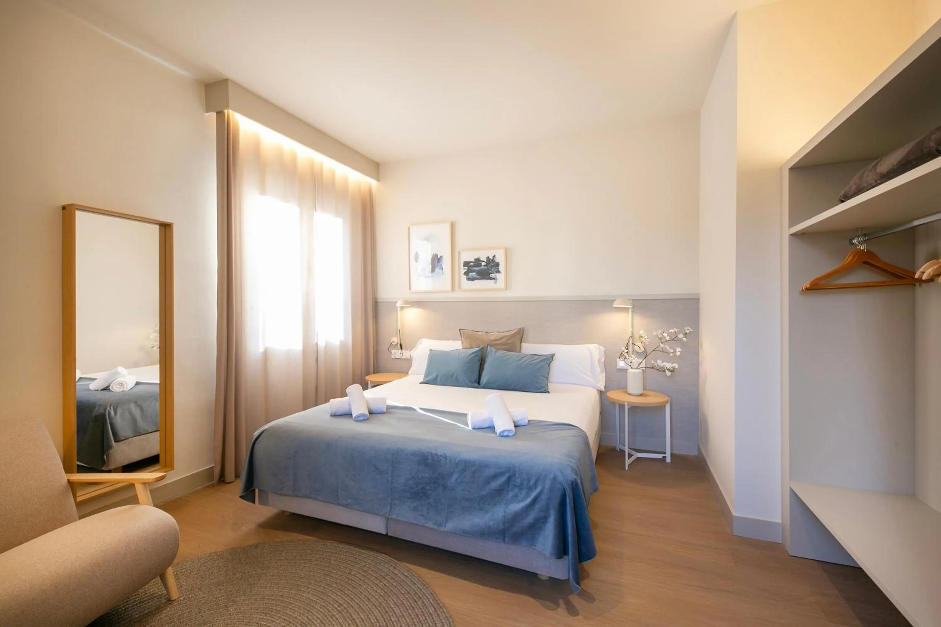 Bed in Fisa Rentals Ramblas Apartments