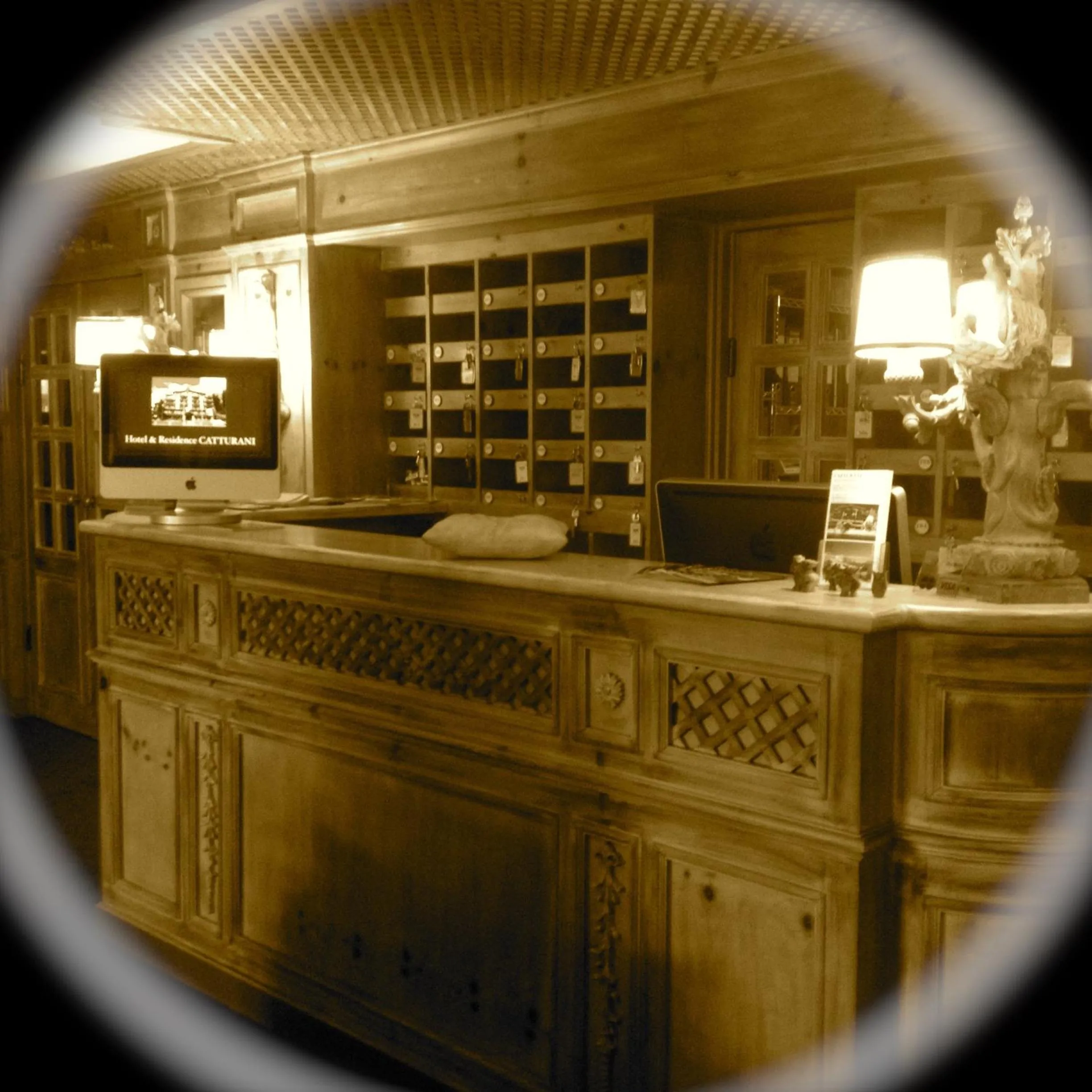 Lobby or reception in RTA Hotel Catturani