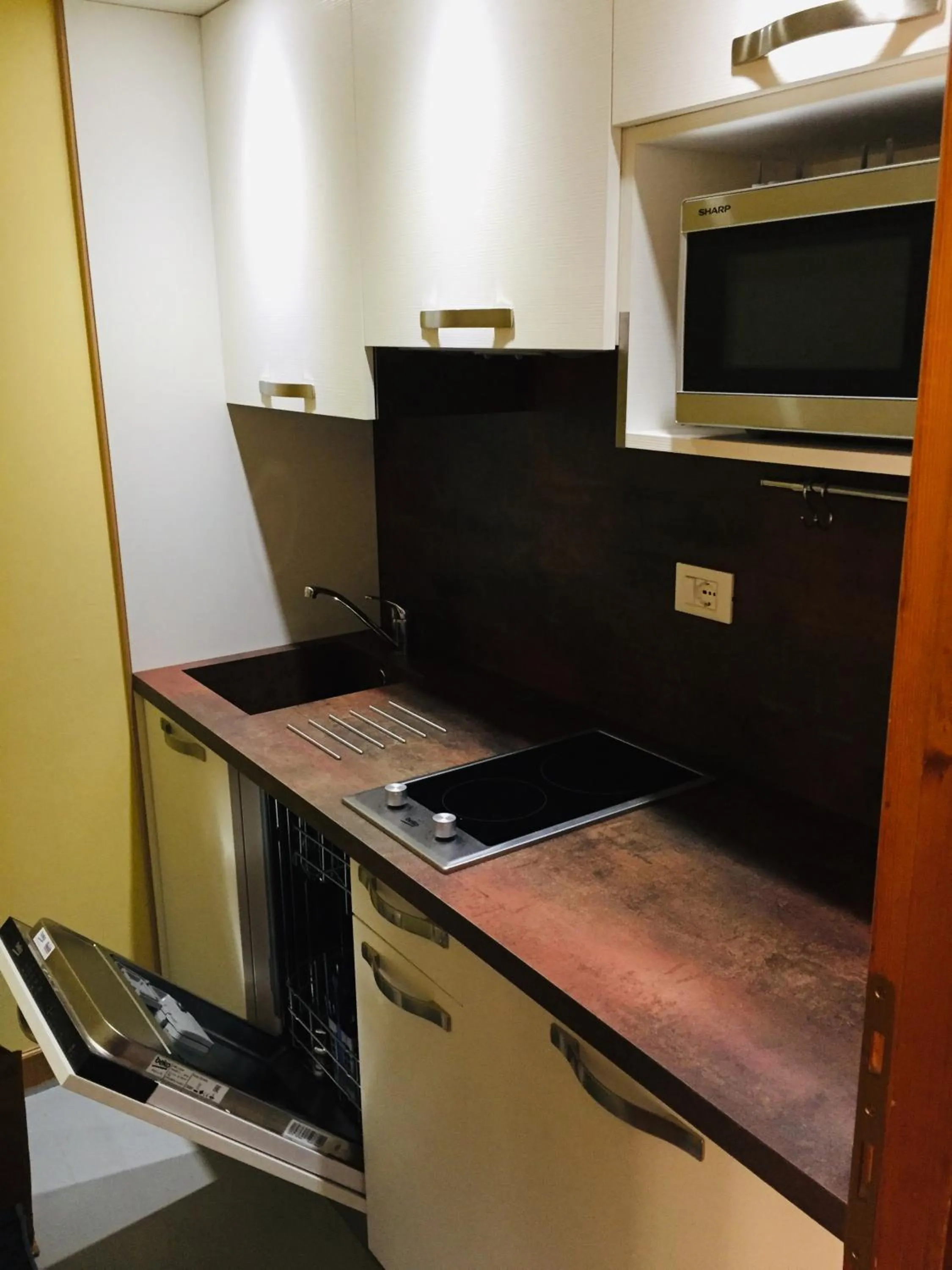 Kitchen or kitchenette in RTA Hotel Catturani
