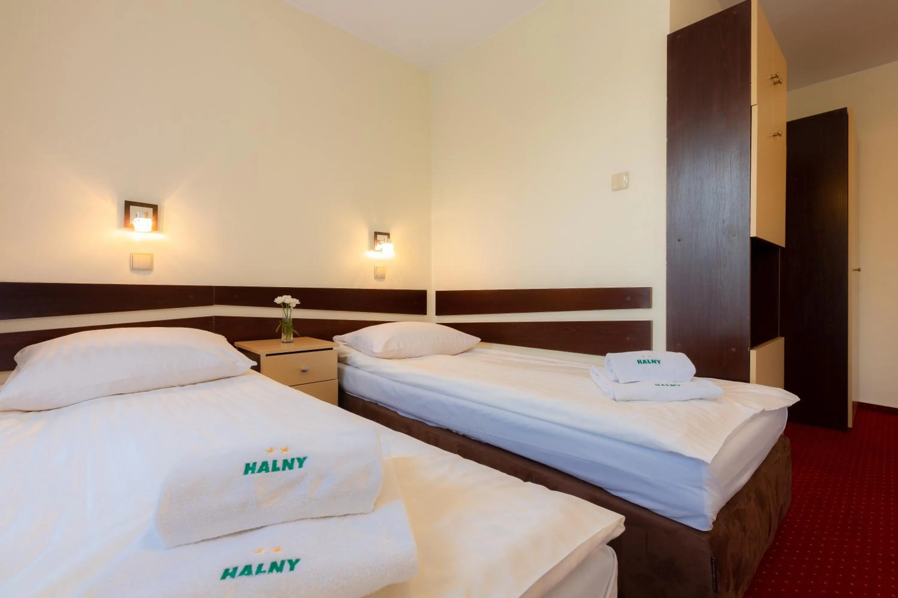 Bed in Halny Pensjonat