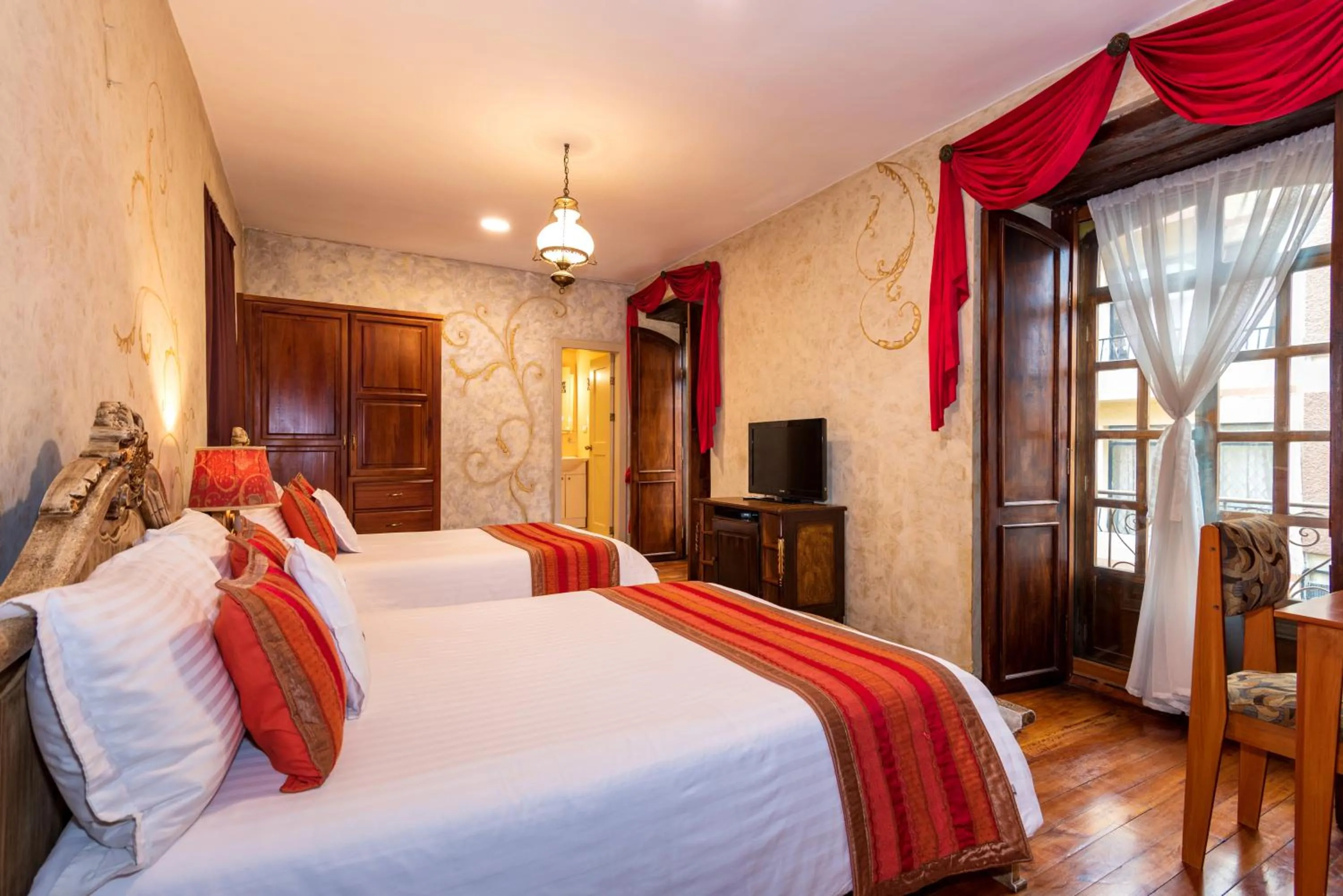 Bed in Hotel Boutique Los Balcones