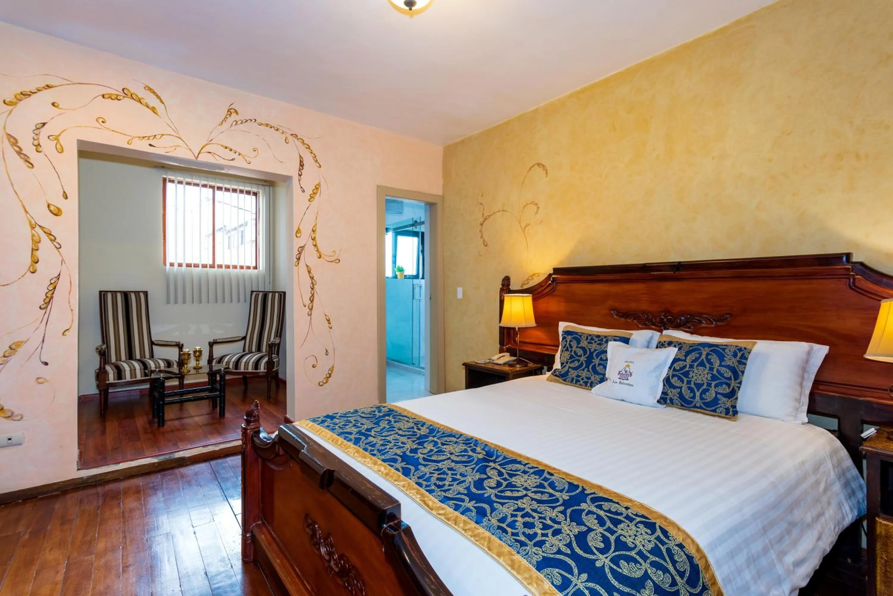 Bed in Hotel Boutique Los Balcones