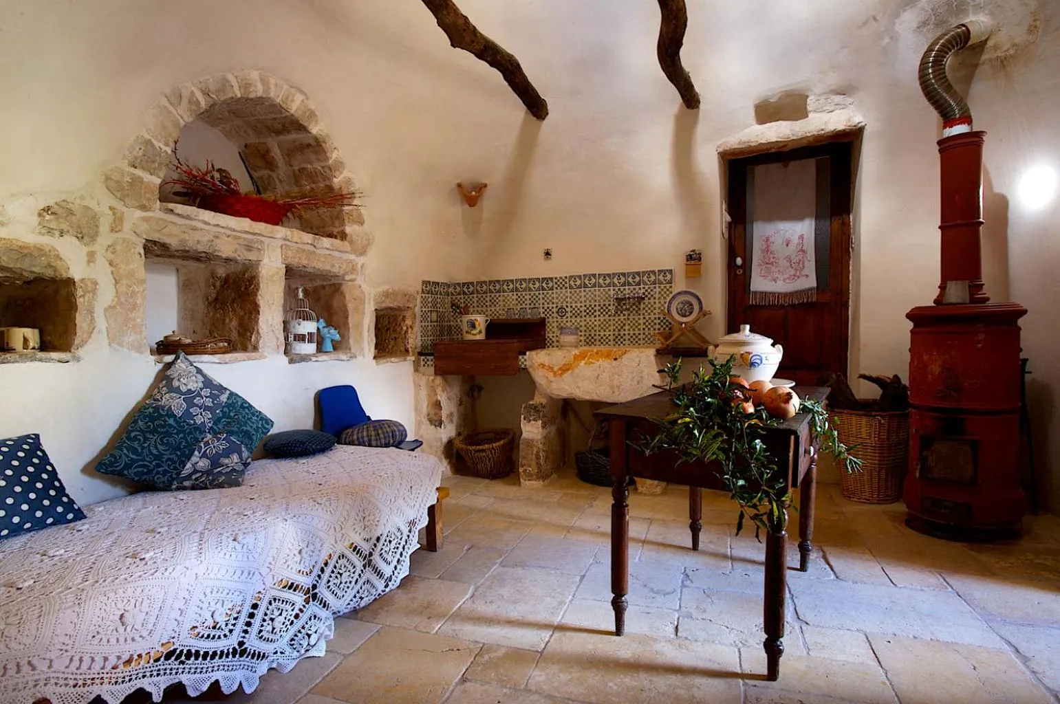 Living room in I Trulli Di Acquarossa