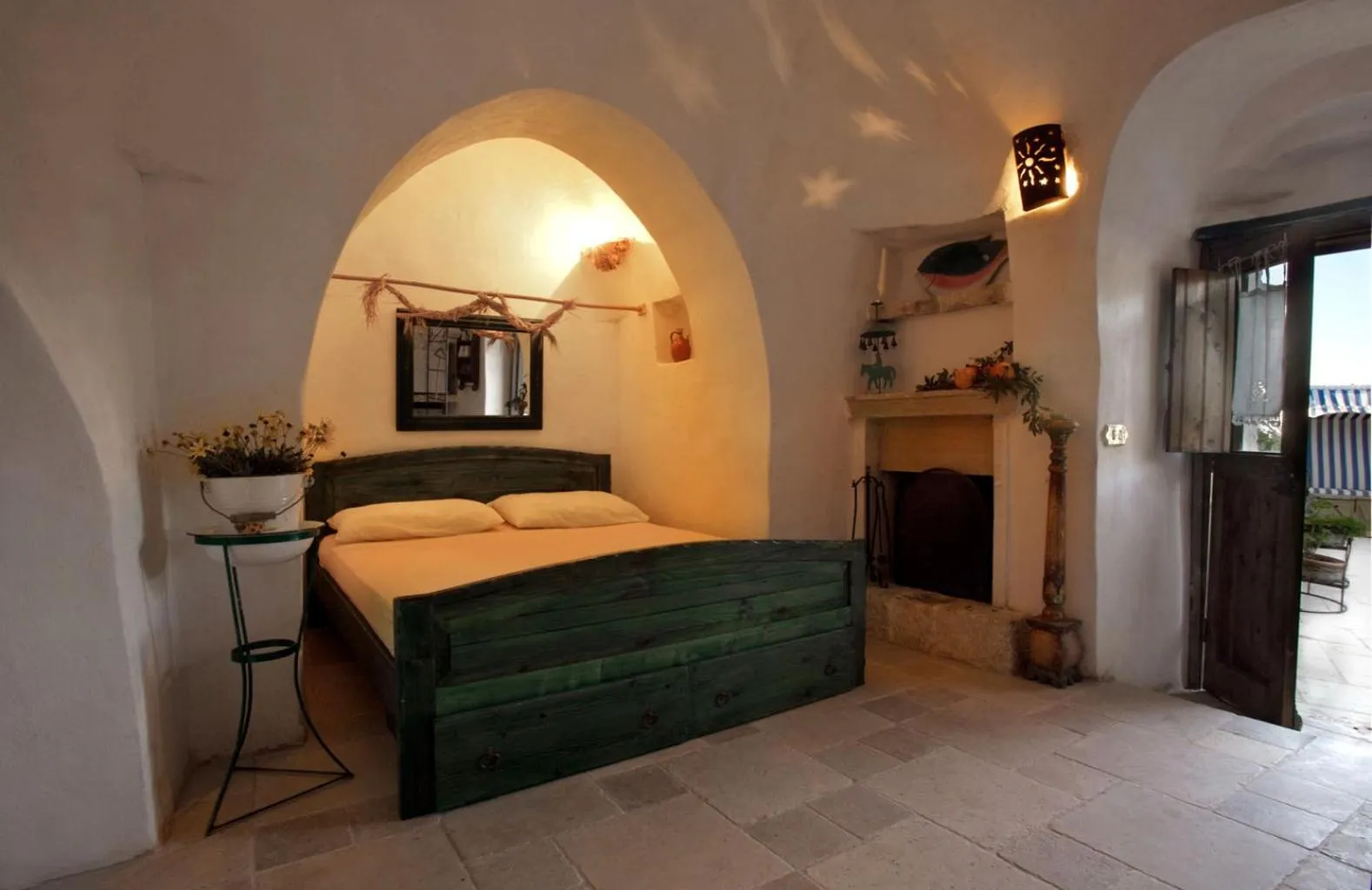 Bed in I Trulli Di Acquarossa