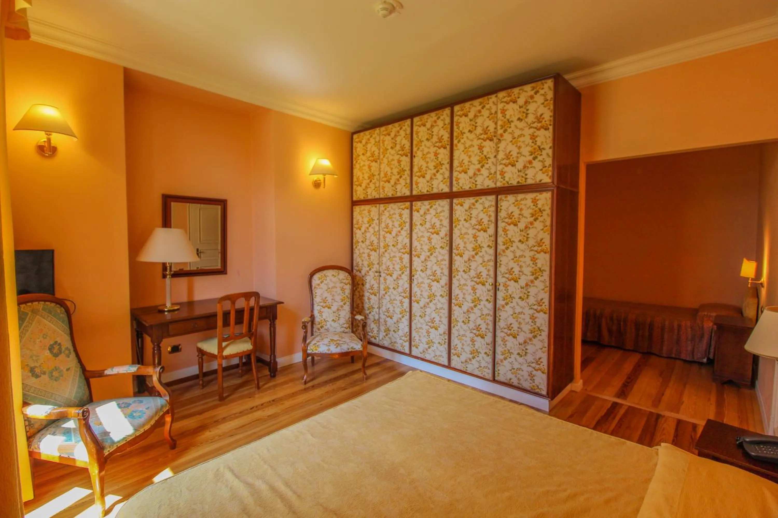 Bed in Hotel Moderno