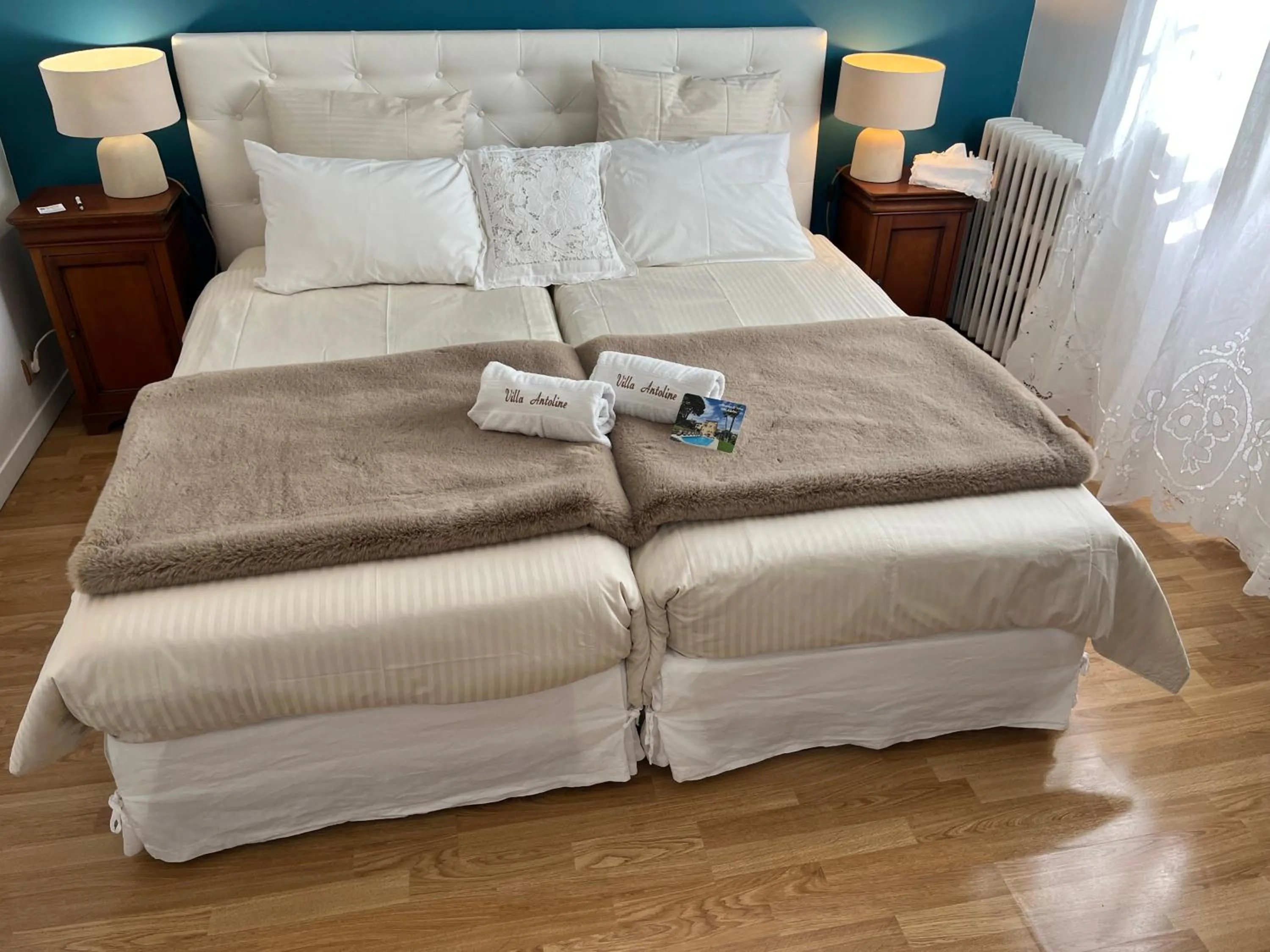 Bedroom, Bed in Villa Antoline