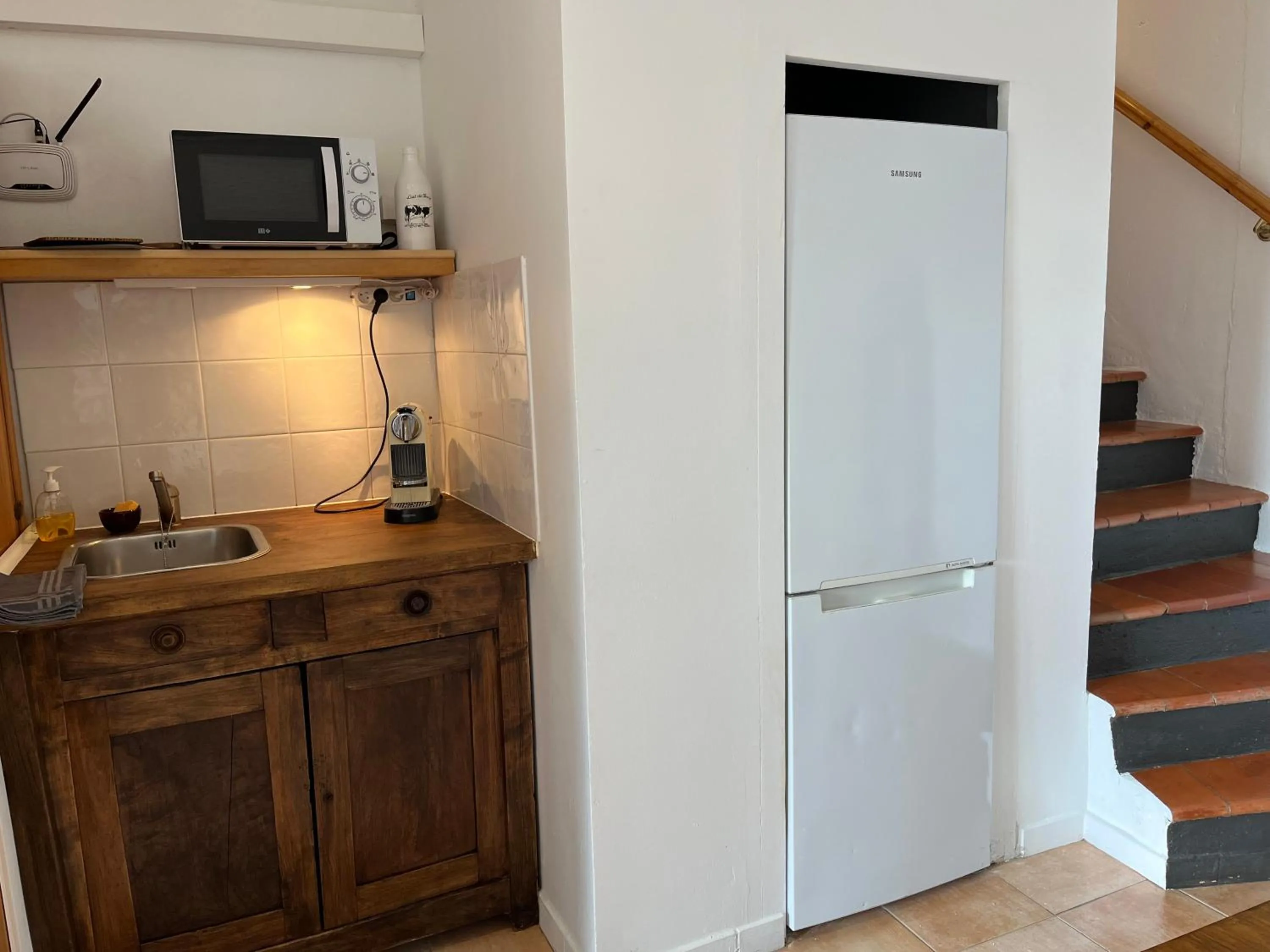 Kitchen or kitchenette in Villa Antoline