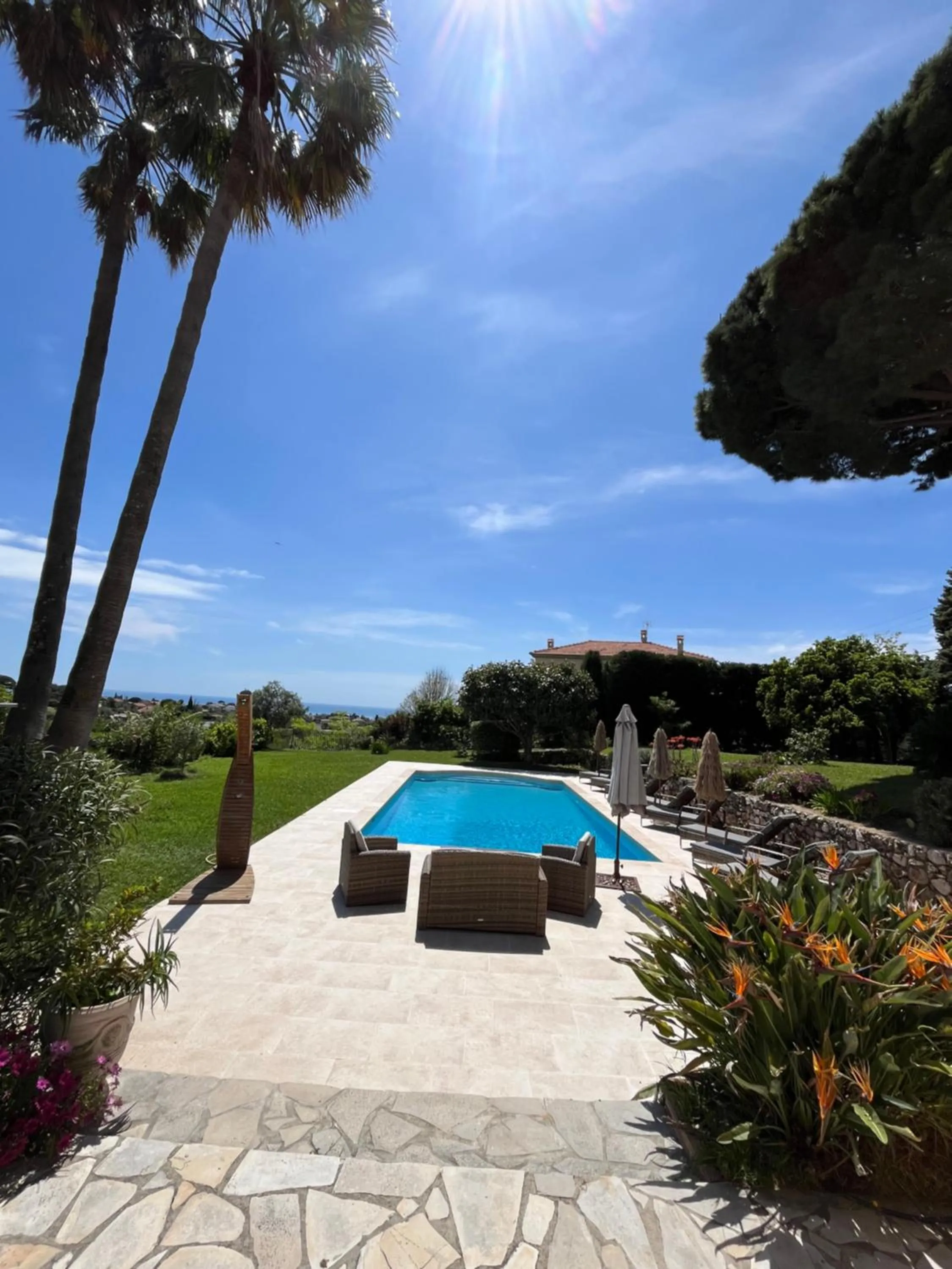 Swimming pool in Villa Antoline