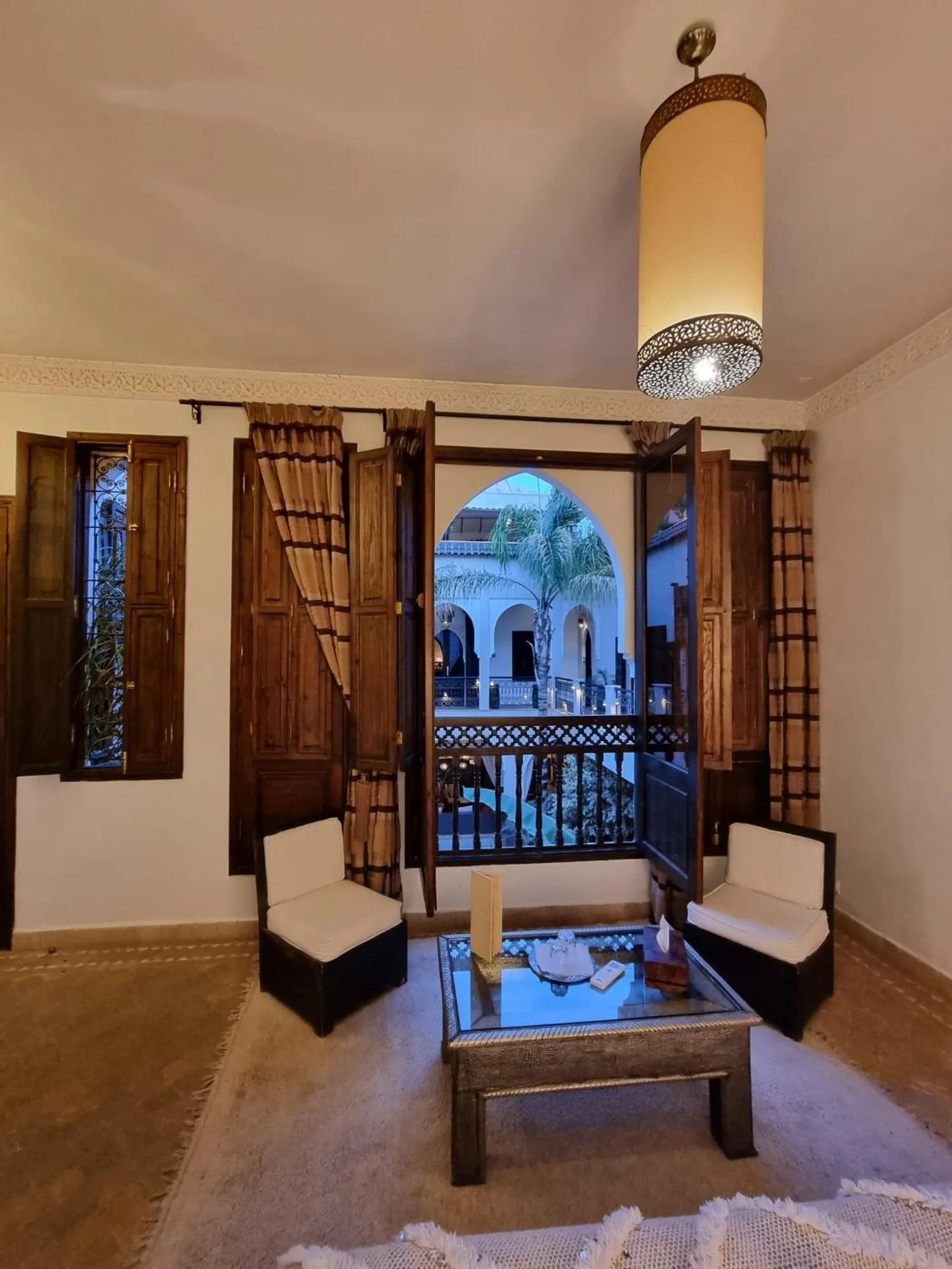 Seating area in Riad Pachavana