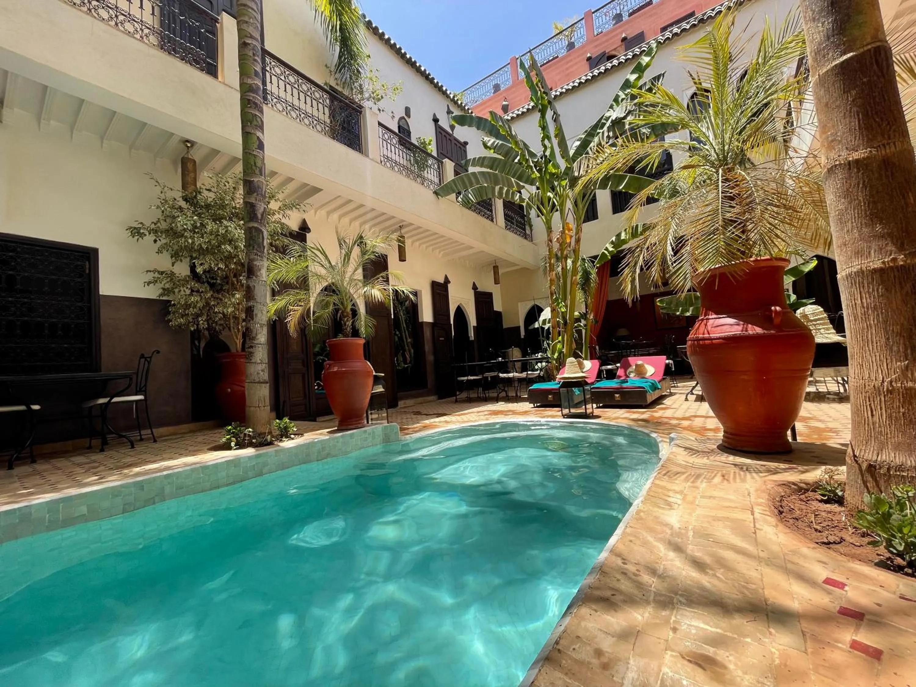 Swimming pool in Riad Pachavana