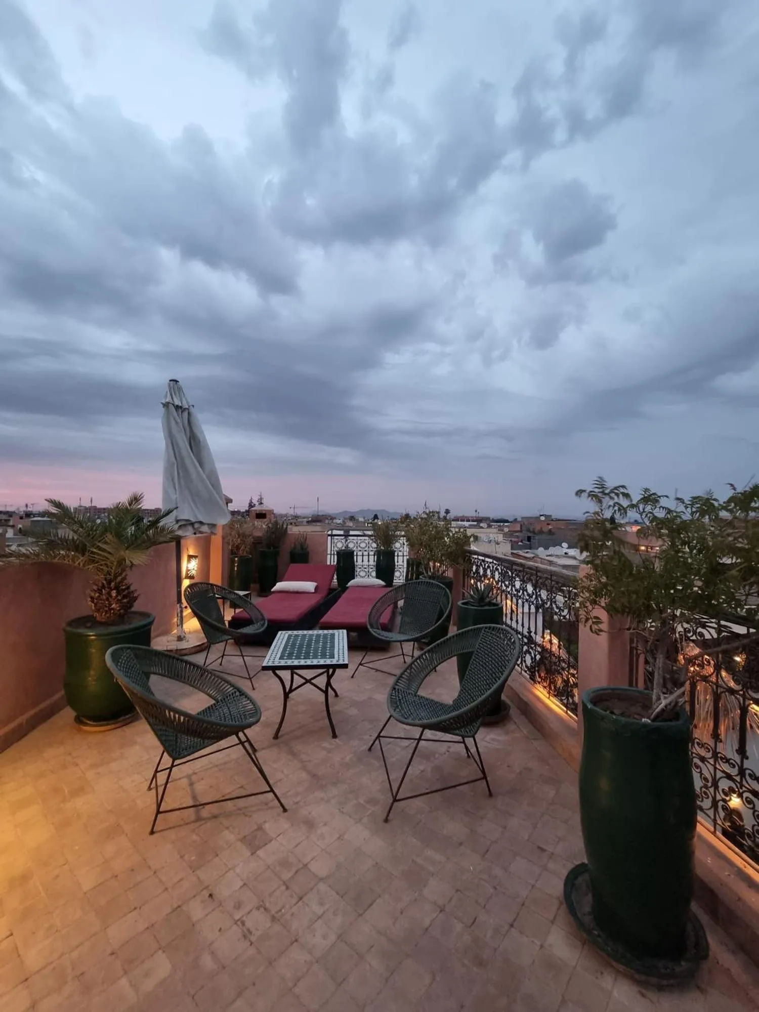 Patio in Riad Pachavana