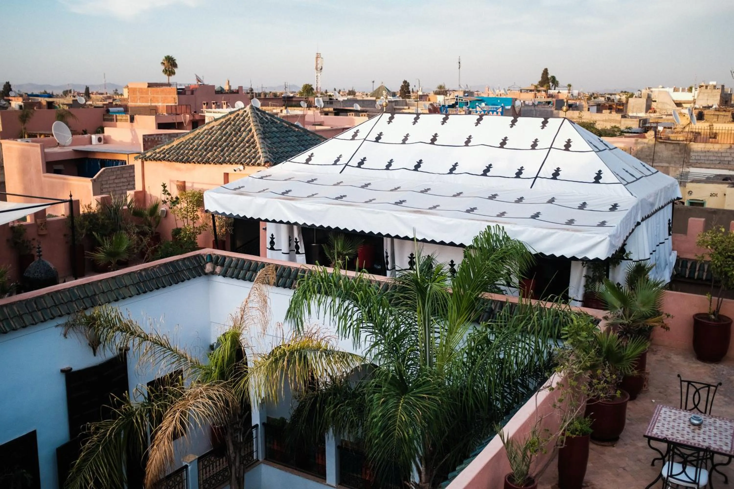 Balcony/Terrace in Riad Pachavana