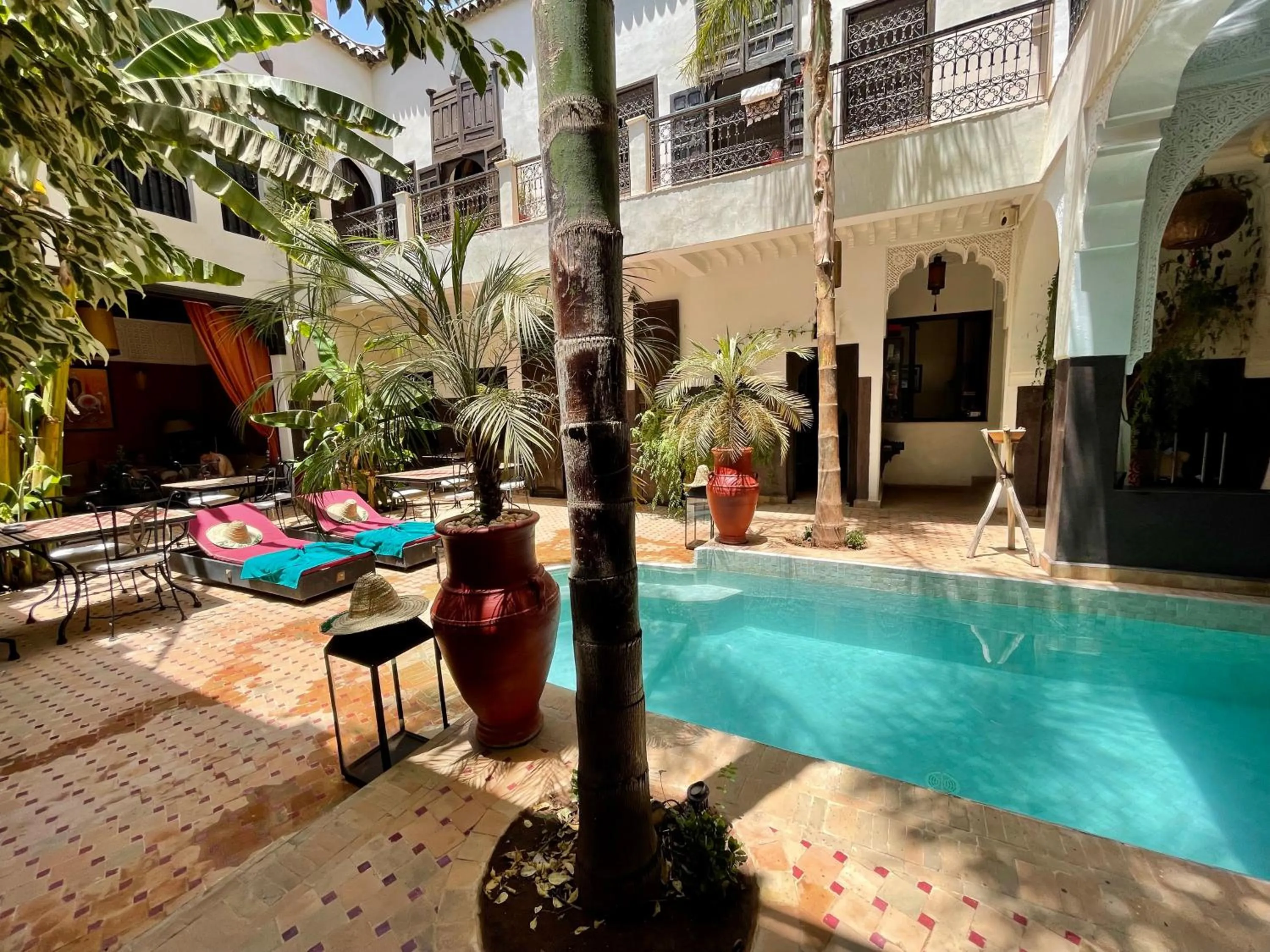Swimming pool in Riad Pachavana