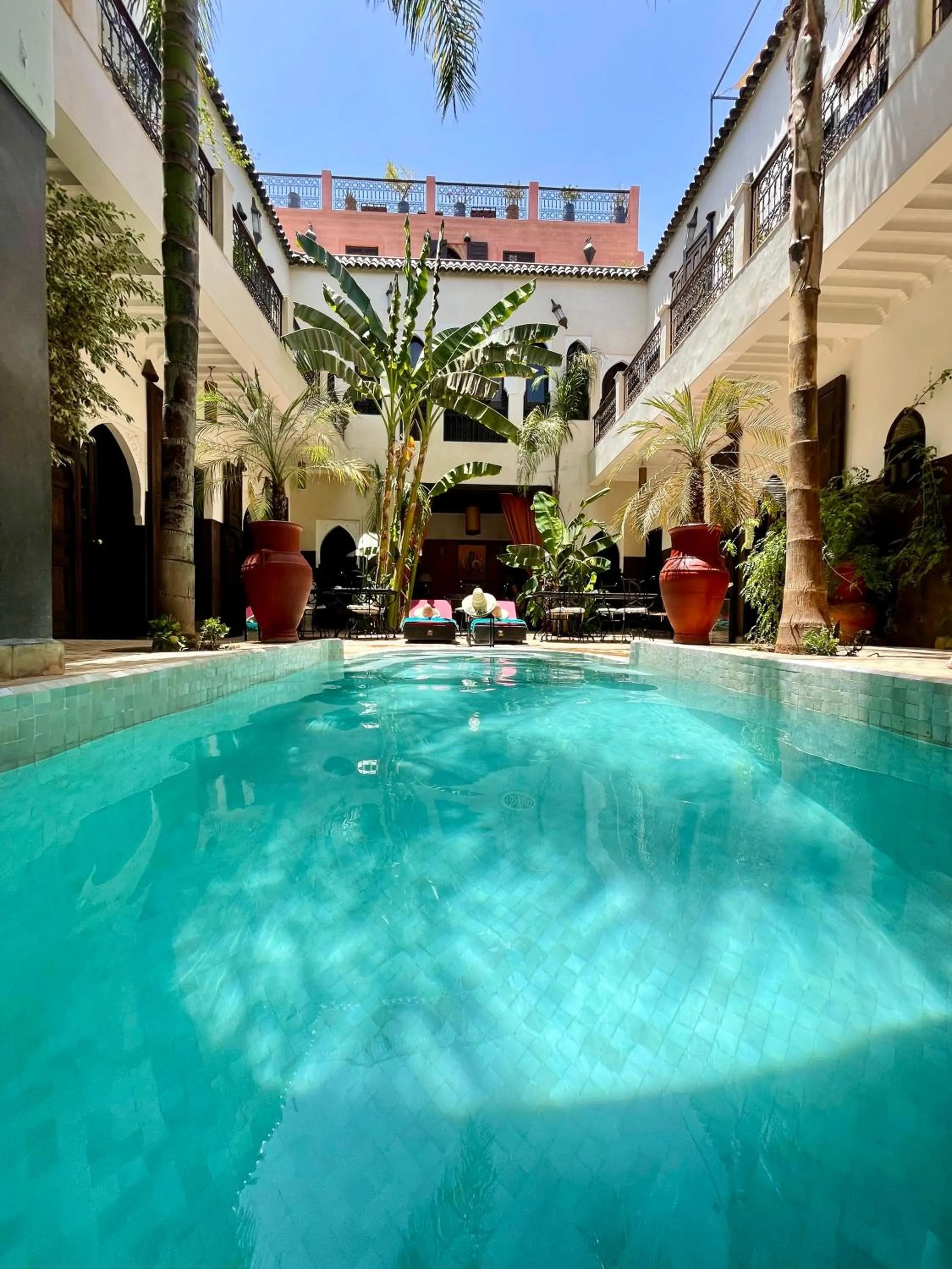 Swimming pool in Riad Pachavana