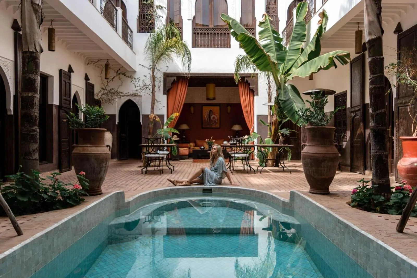 Patio in Riad Pachavana