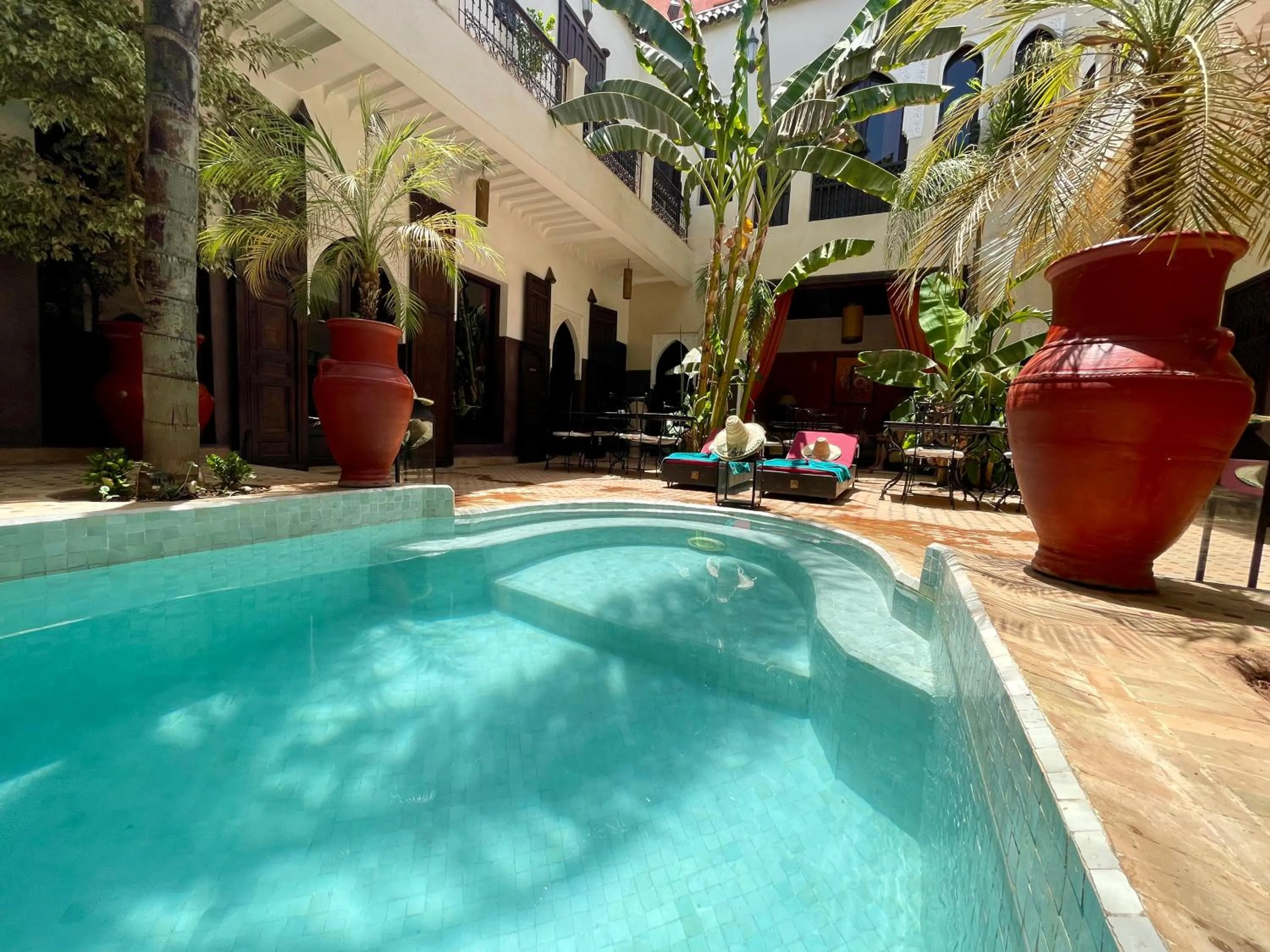 Swimming pool in Riad Pachavana