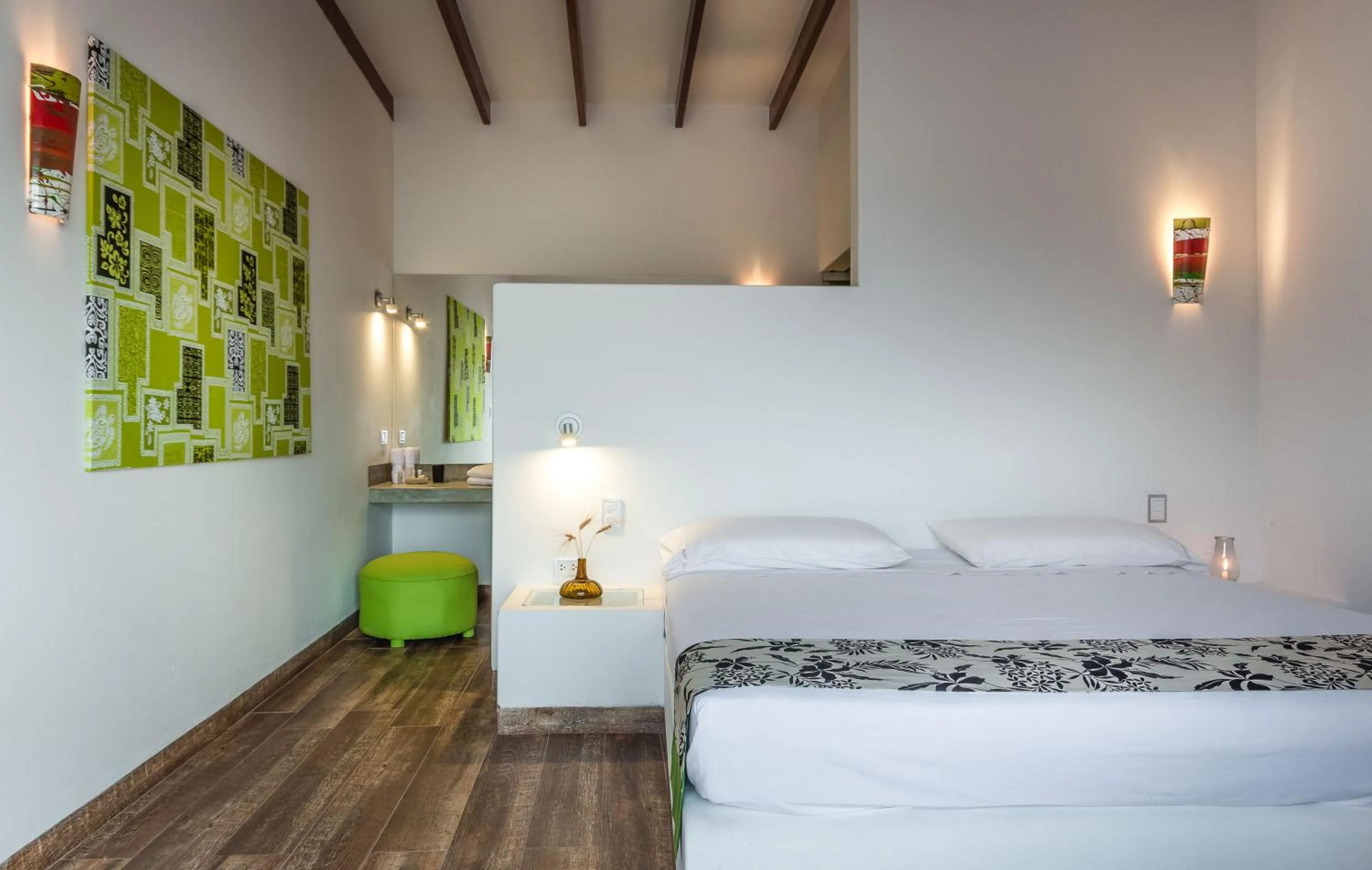 Property building, Bed in Sunset Mancora