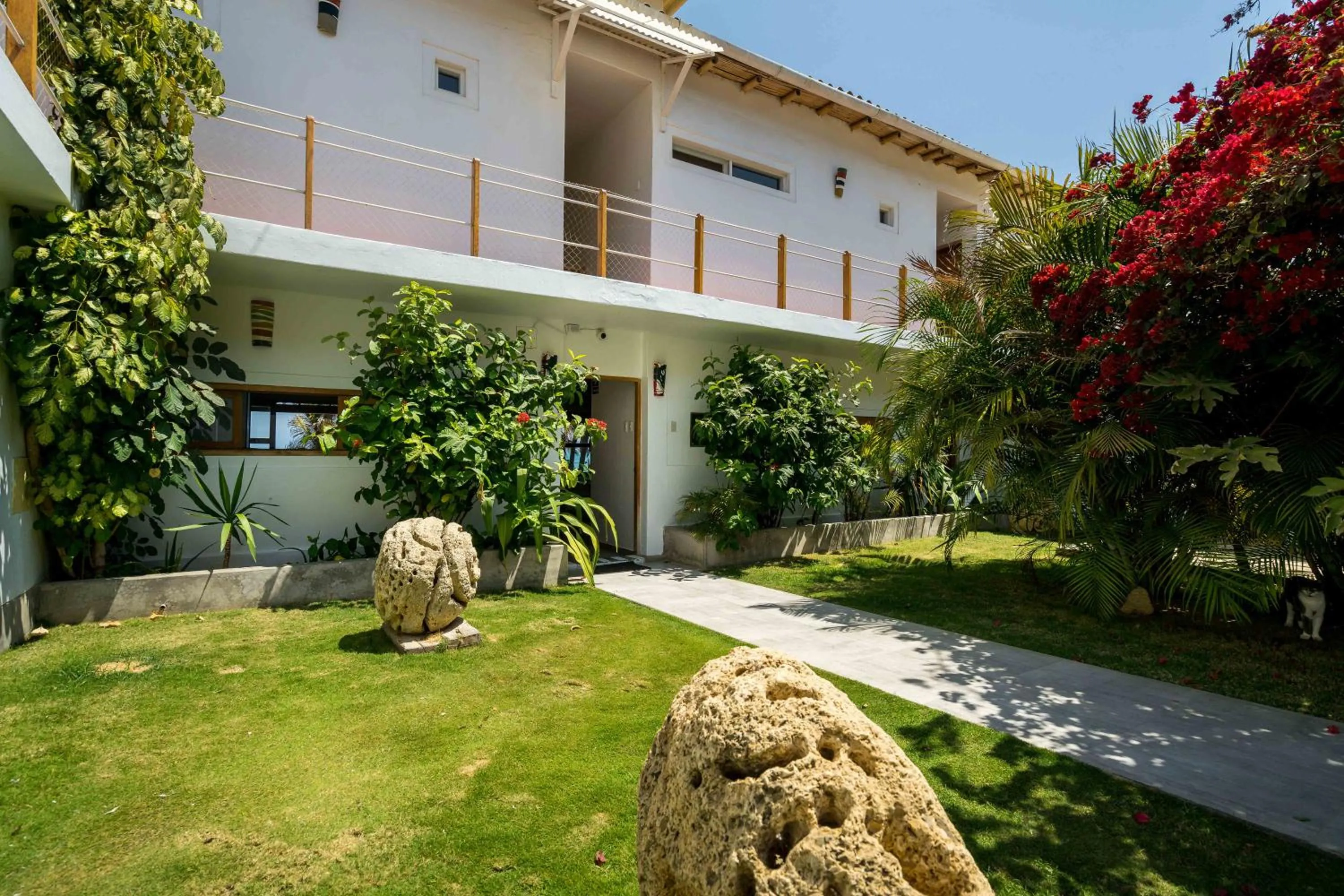 Garden view in Sunset Mancora