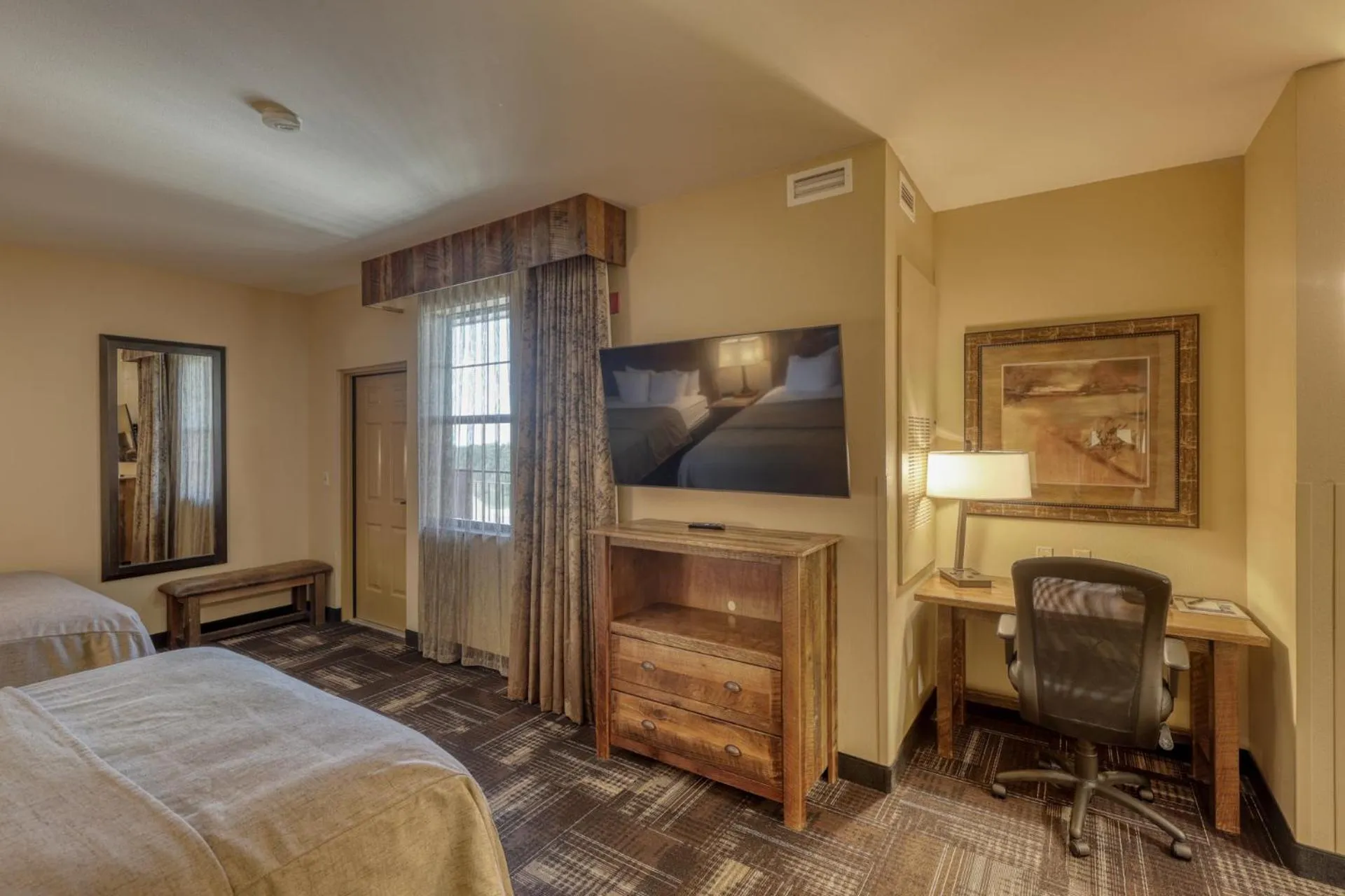 Bed in The Lodge at Deadwood