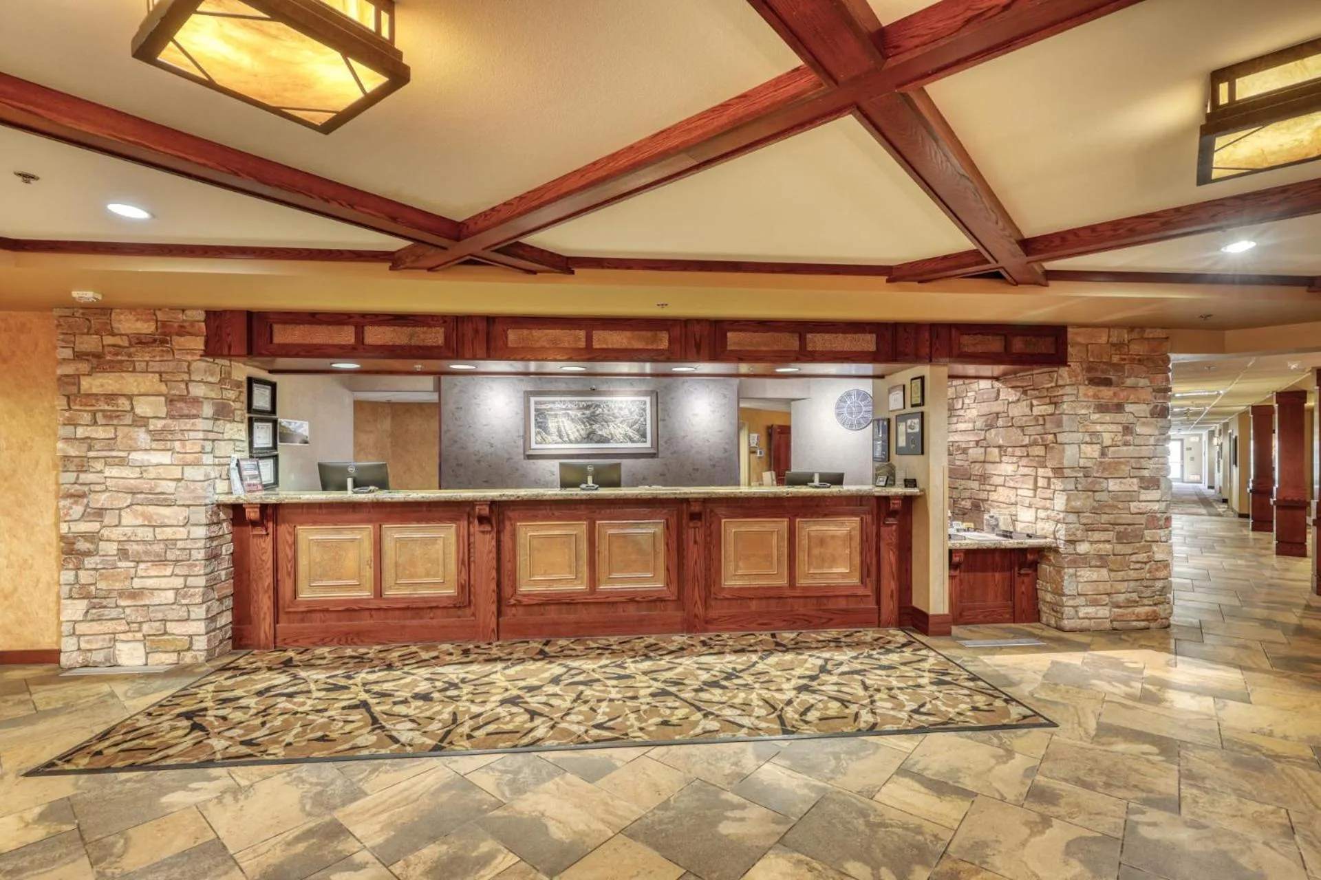 Lobby or reception in The Lodge at Deadwood