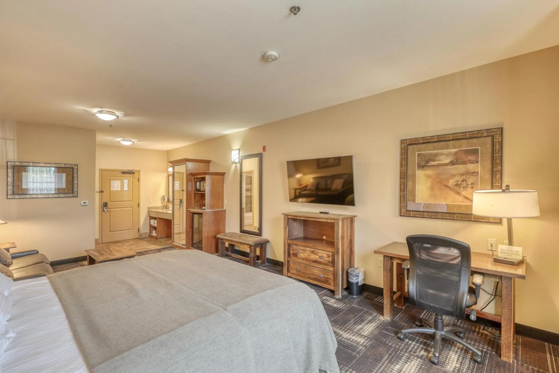 Bed in The Lodge at Deadwood