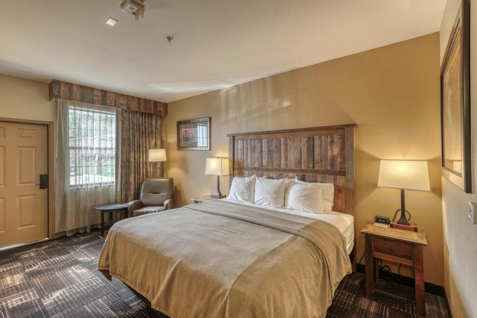 Bed in The Lodge at Deadwood