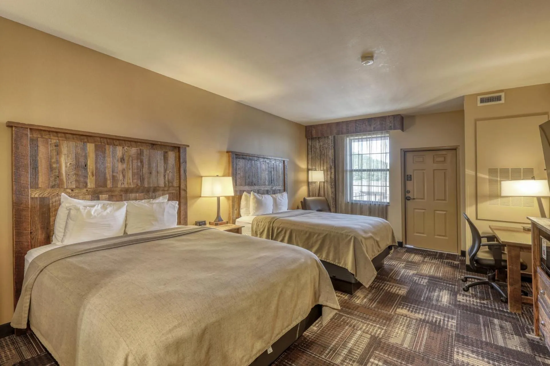 Bed in The Lodge at Deadwood