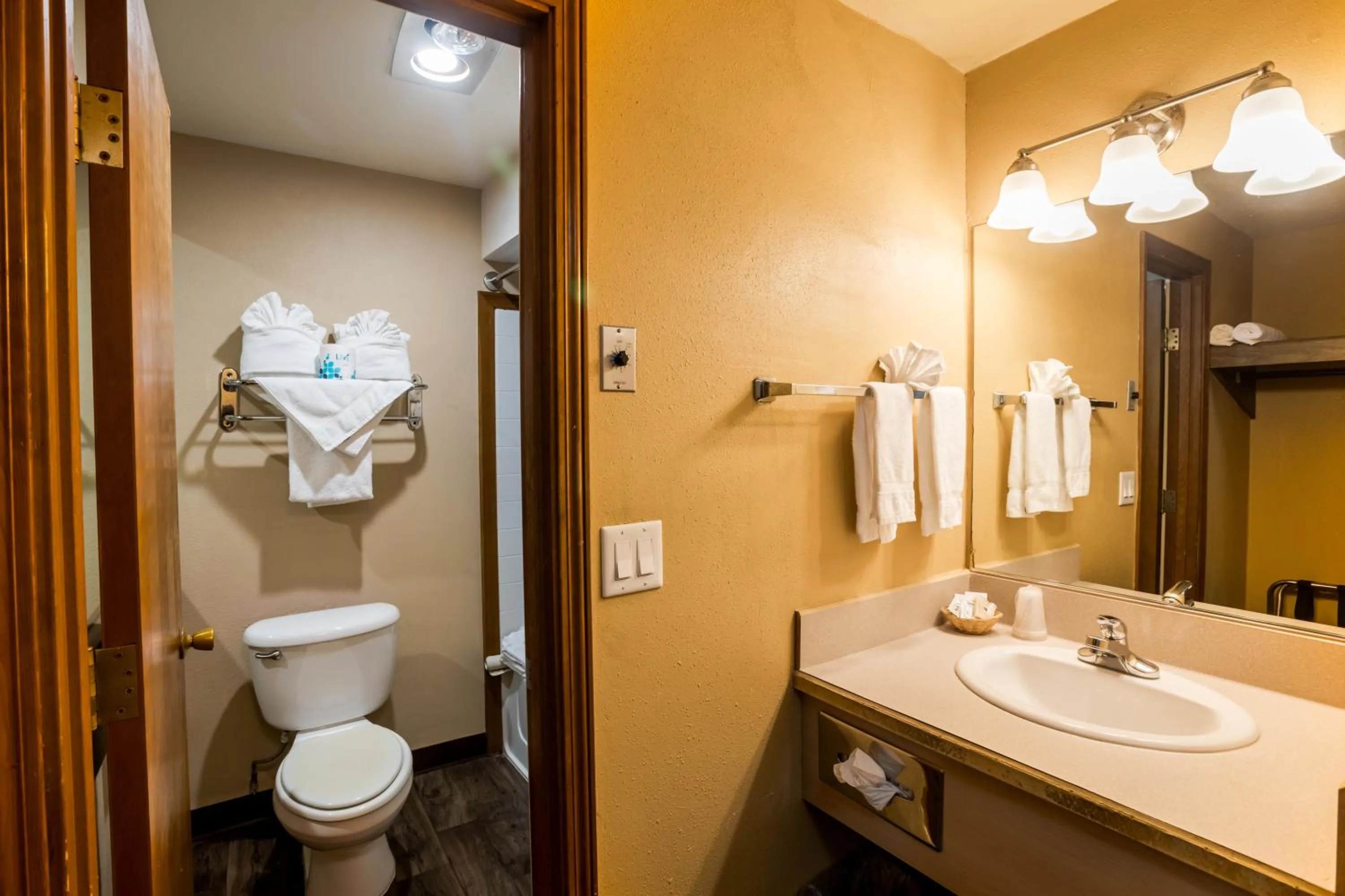 Shower in Ebb Tide Oceanfront Inn