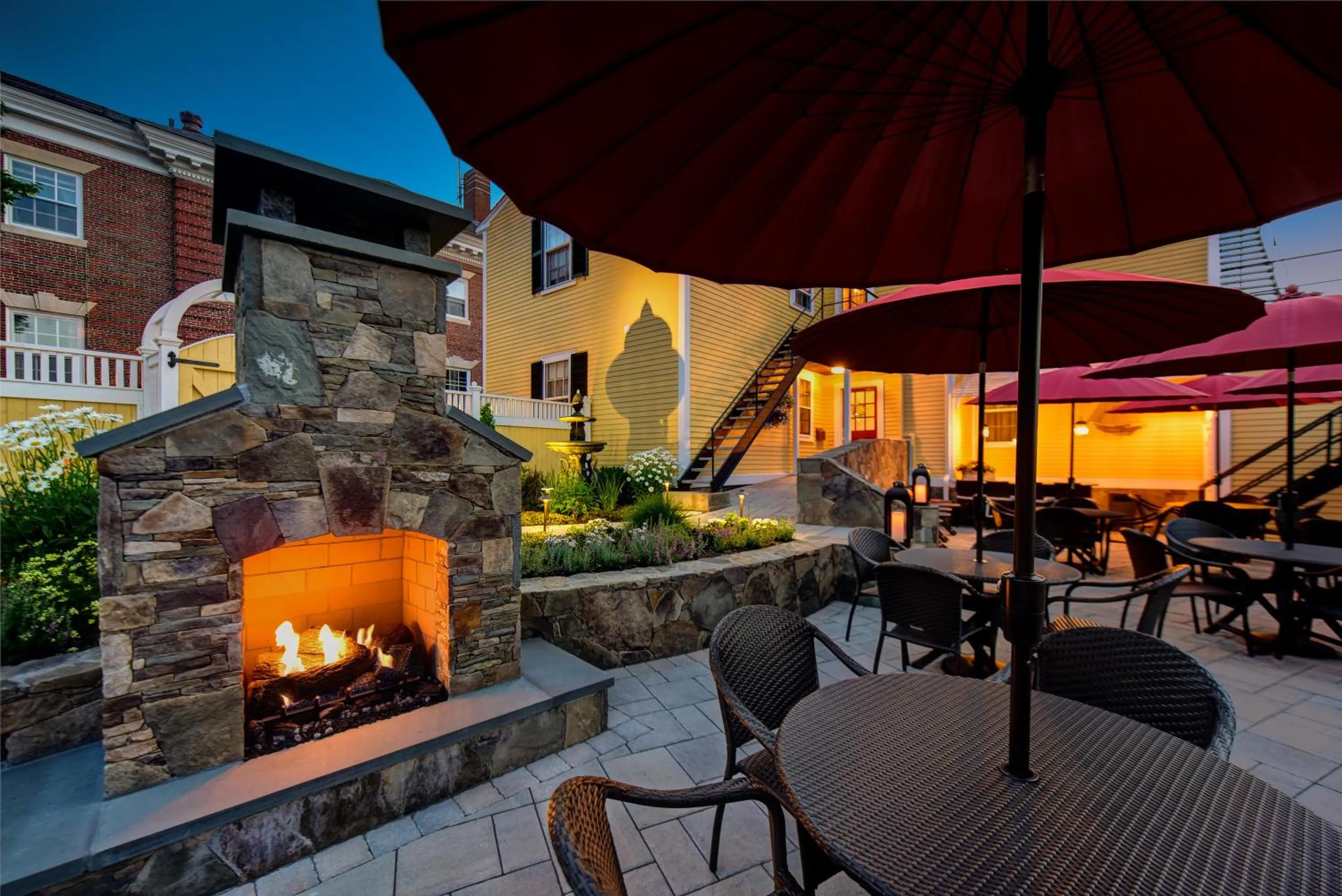Patio in Inn by the Bandstand
