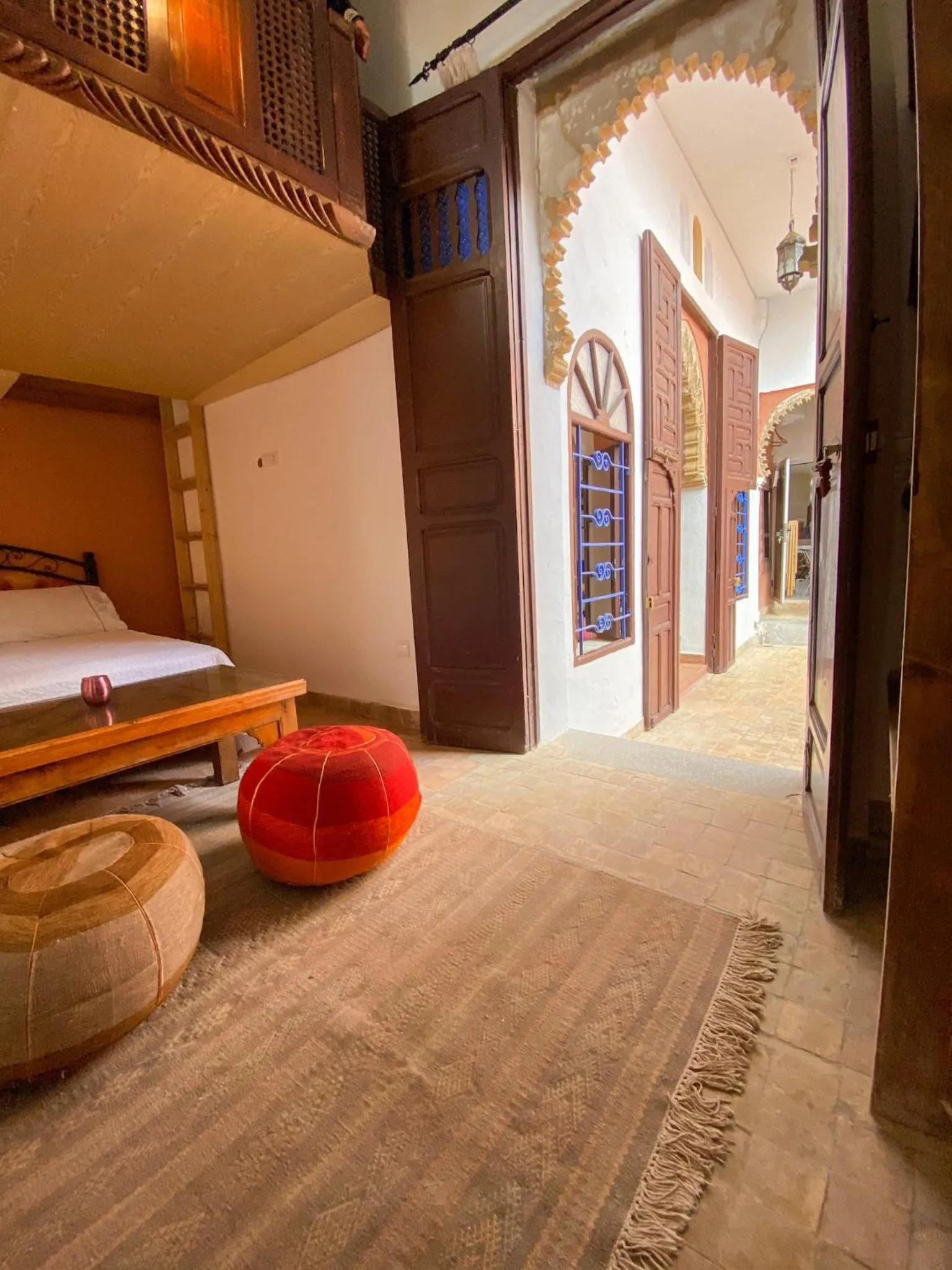 Bed in Riad Jbara