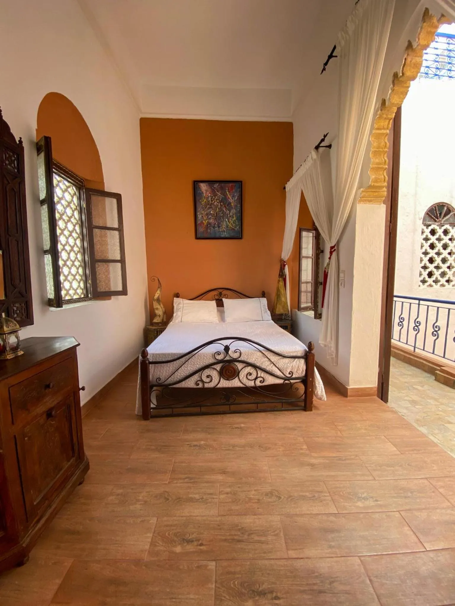 Bed in Riad Jbara