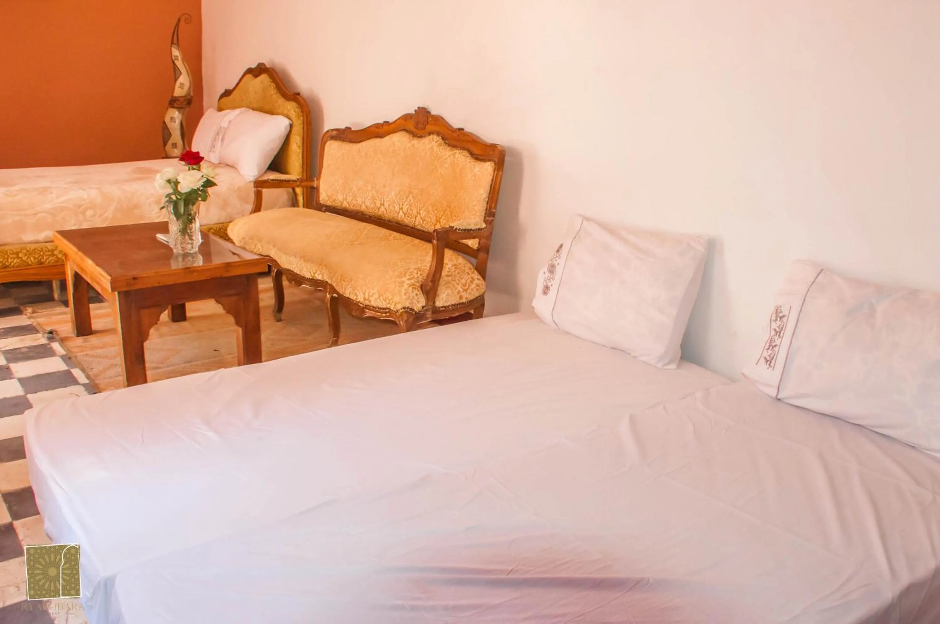 Bed in Riad Jbara