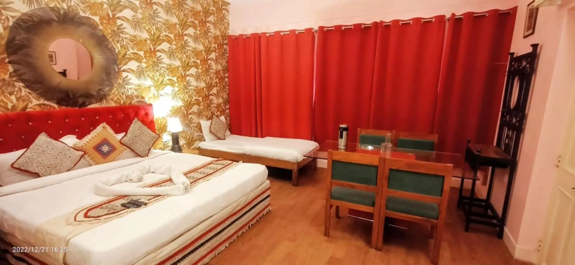 Bed in Hotel Pink Palace
